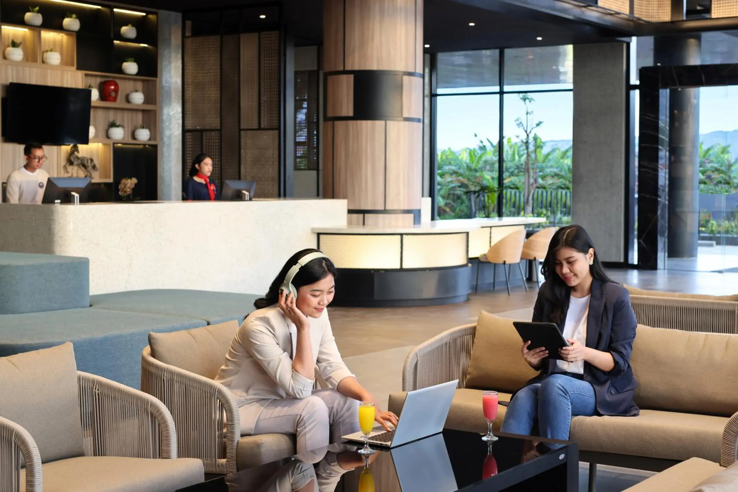 Lobby or reception in ibis Yogyakarta International Airport Kulon Progo