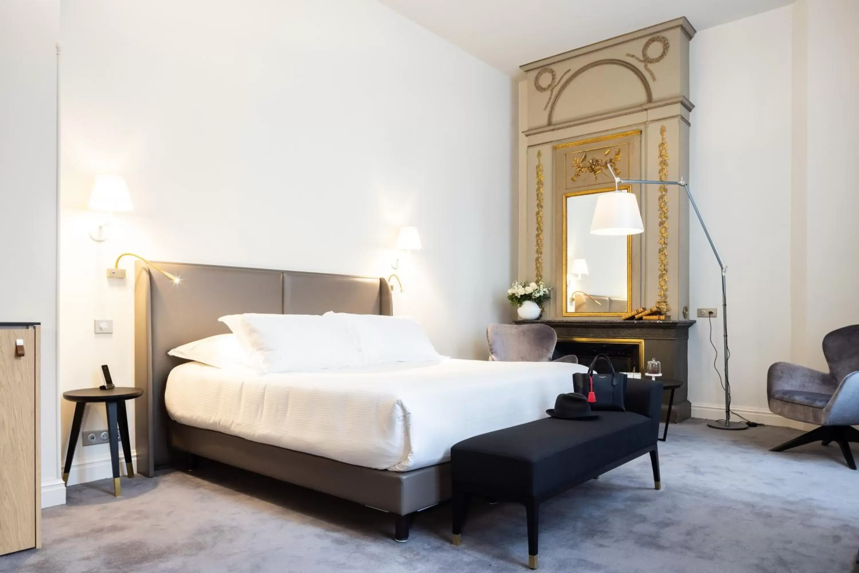 Bed in Villas Foch Boutique Hotel & Spa Bordeaux