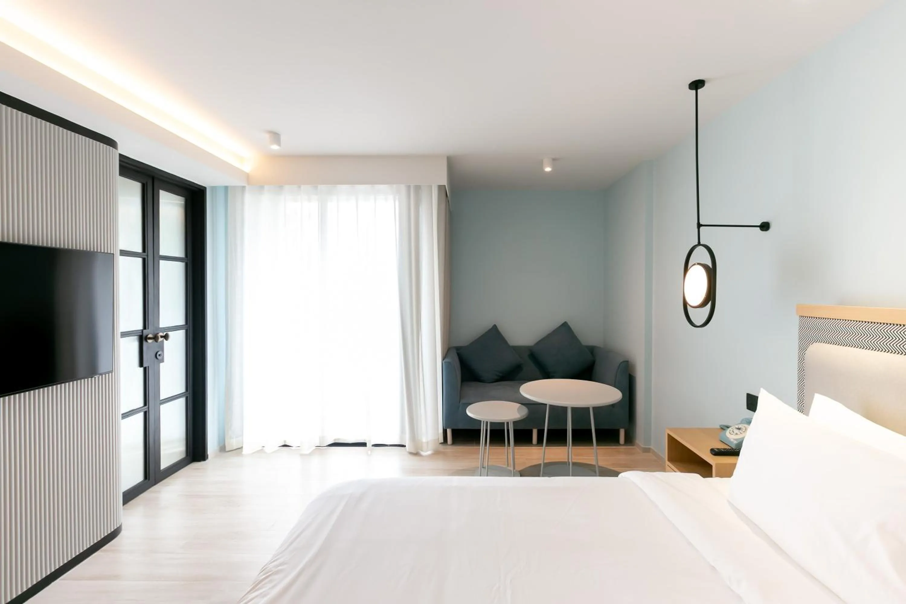 Bed in The SACHA Apart-Hotel Thonglor