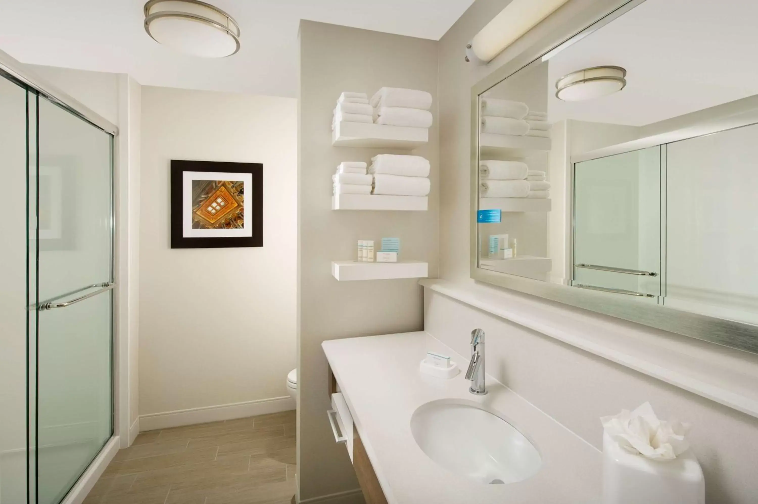 Bathroom in Hampton Inn & Suites Falls Church Bathroom in Hampton Inn & Suites Falls Church