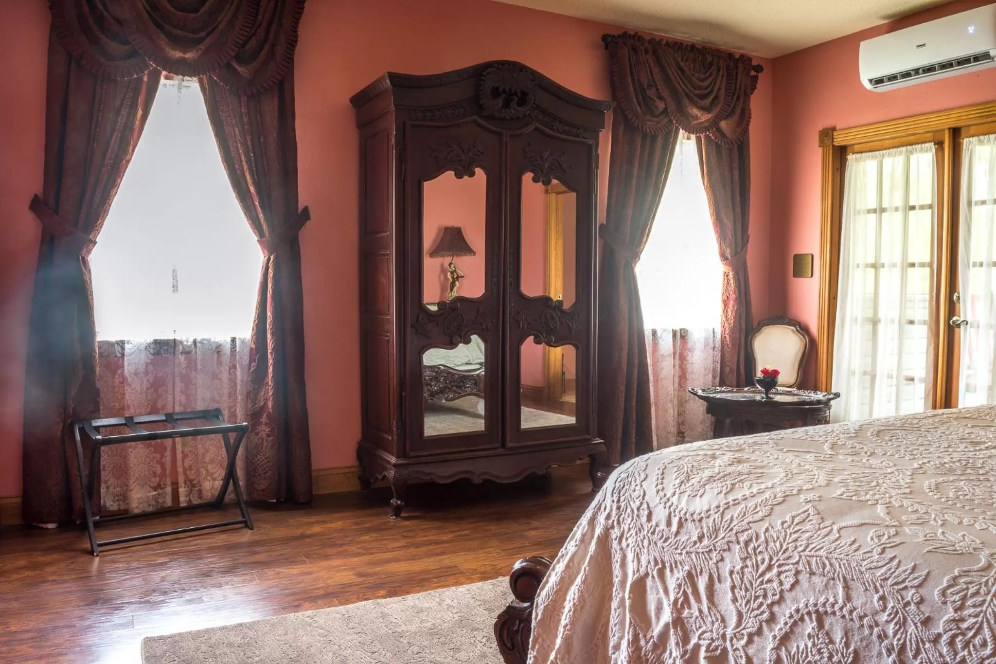 Bed in The Ann Stevens House