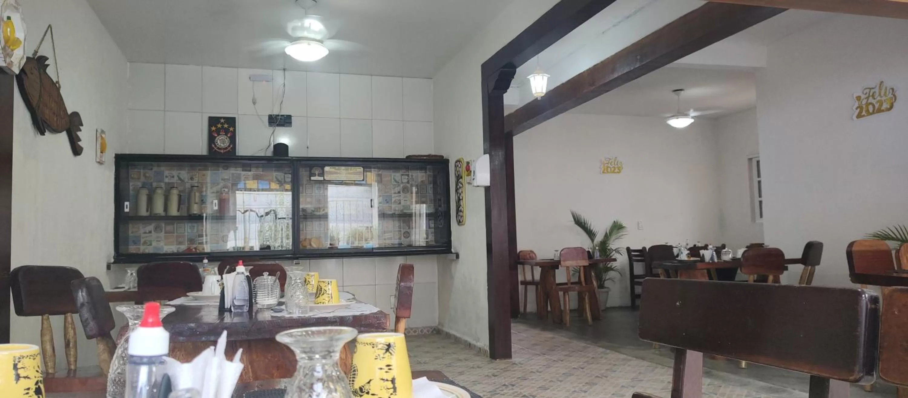 Breakfast, Restaurant/Places to Eat in Hotel Lazaro Ubatuba Ltda