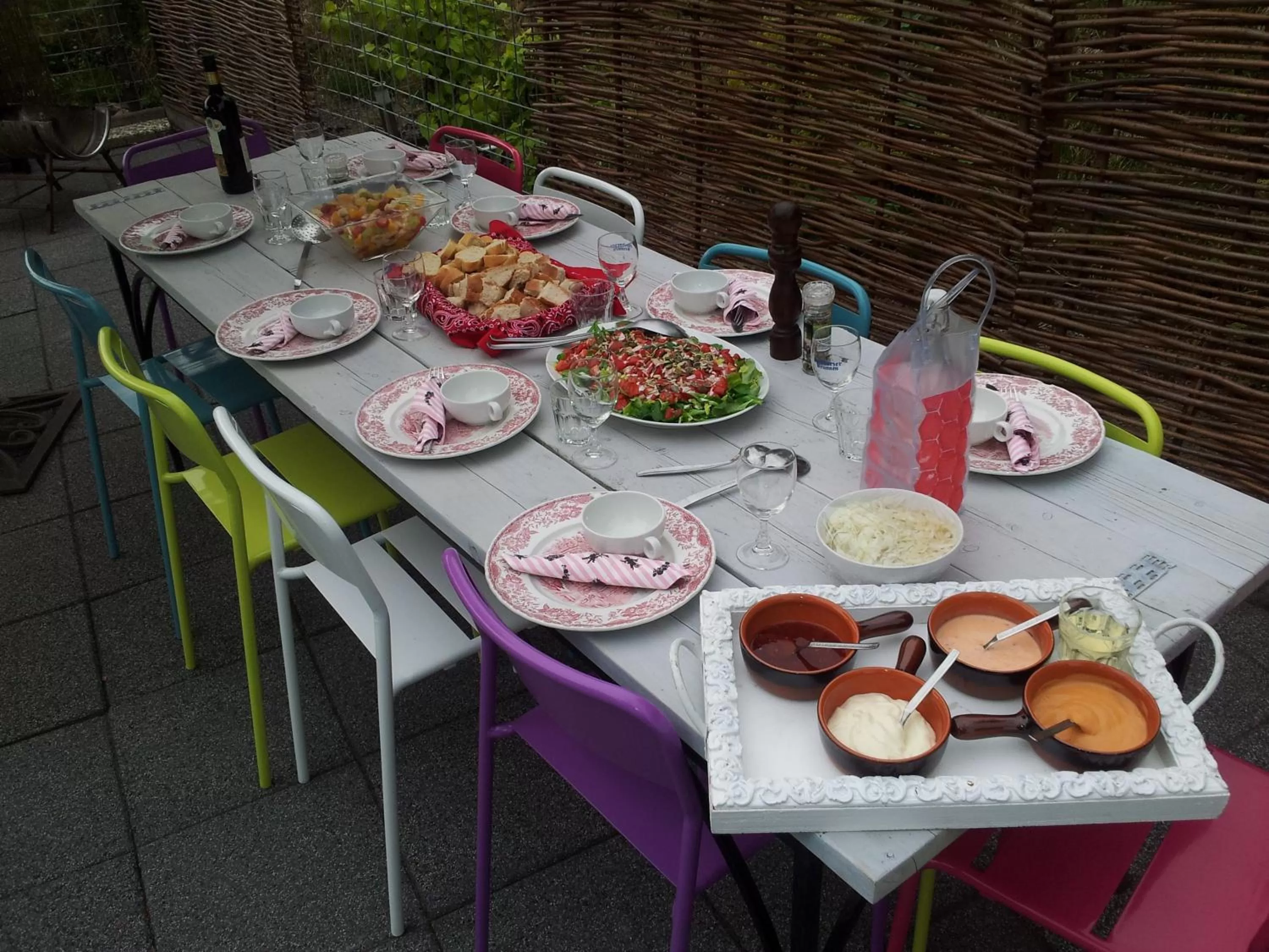 Food and drinks in B&B Orchidee