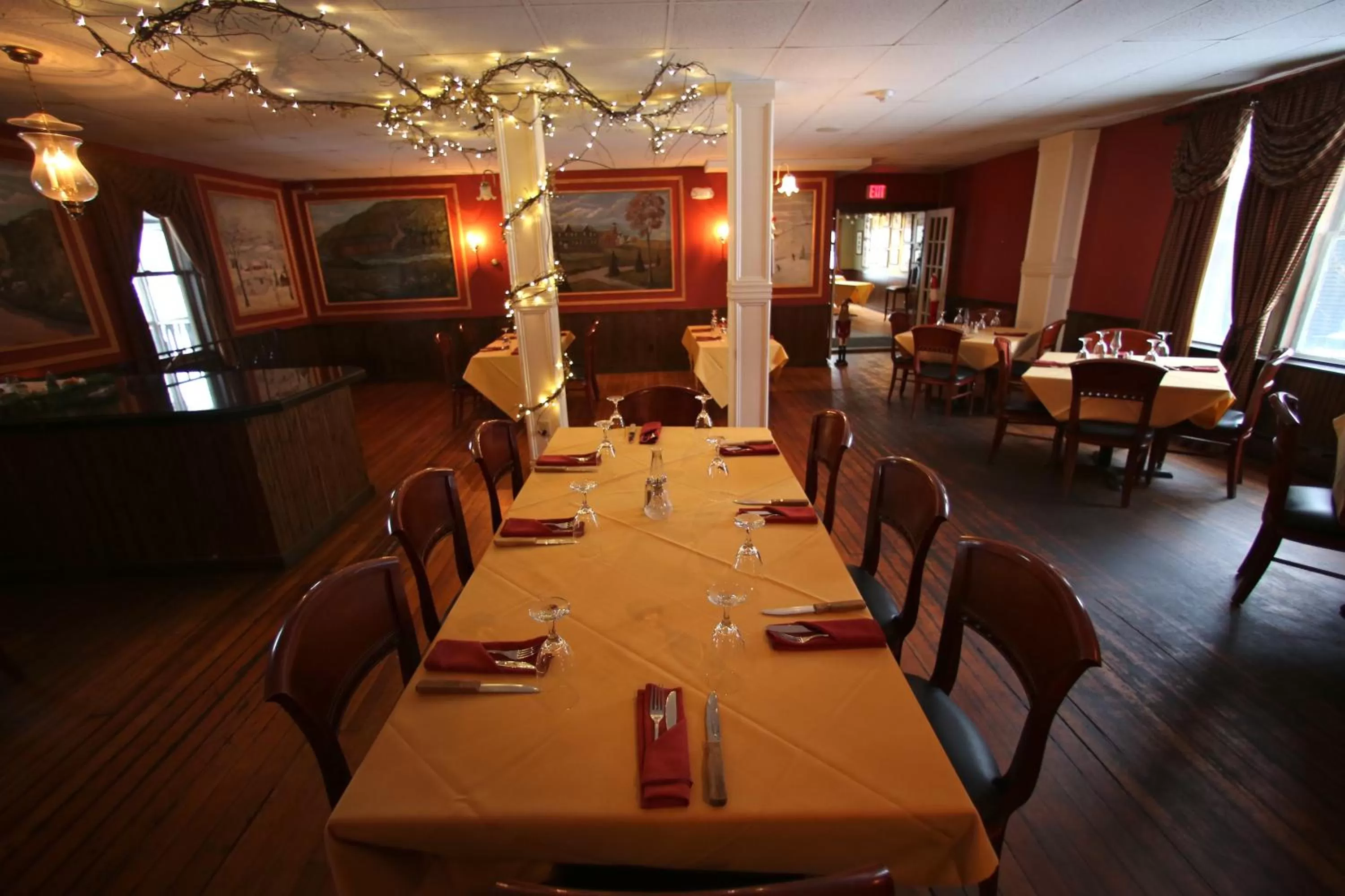 Dinner in Smugglers Notch Inn