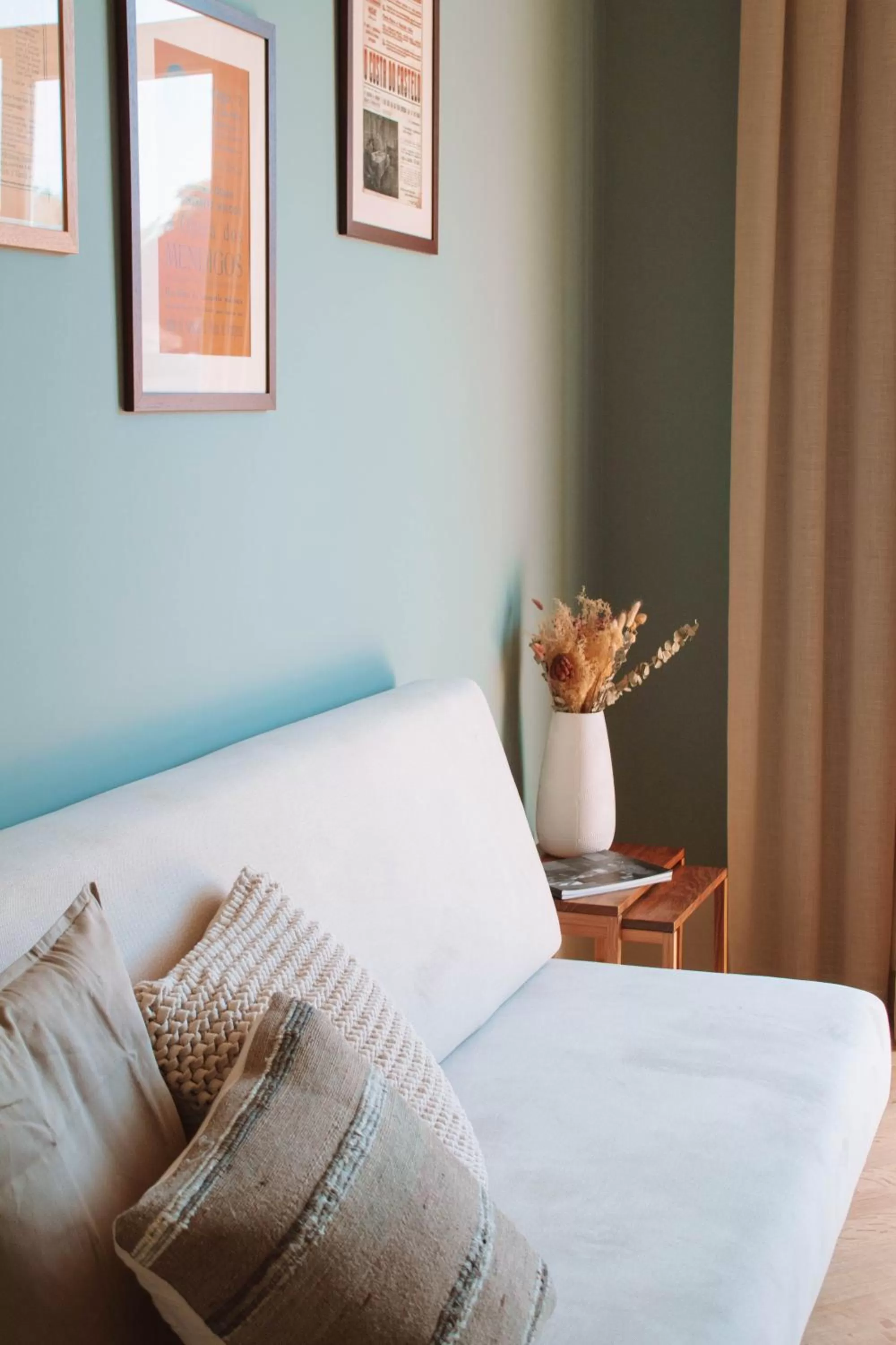 Bed in Villa Theatro Heritage Apartments