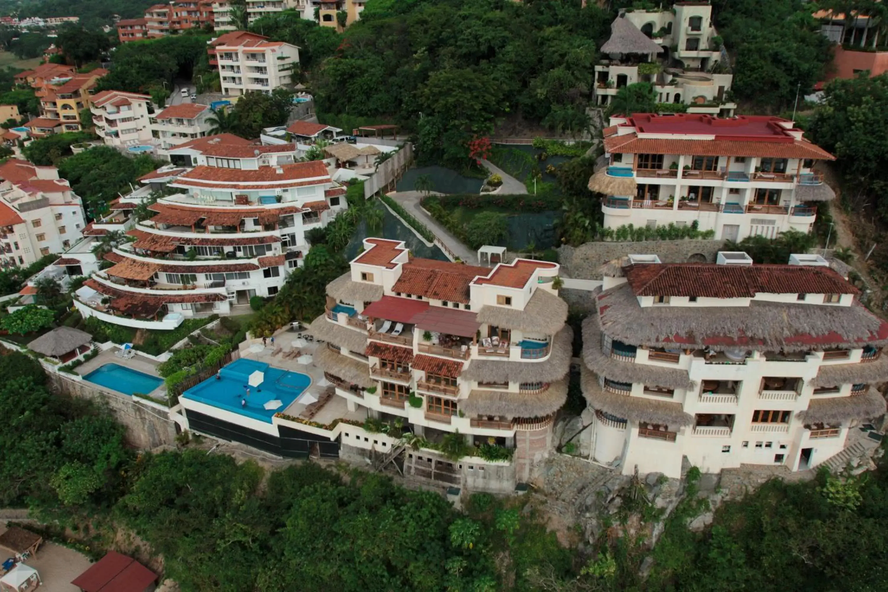 Bird's eye view, Bird's-eye View in Pacifica Resort Ixtapa