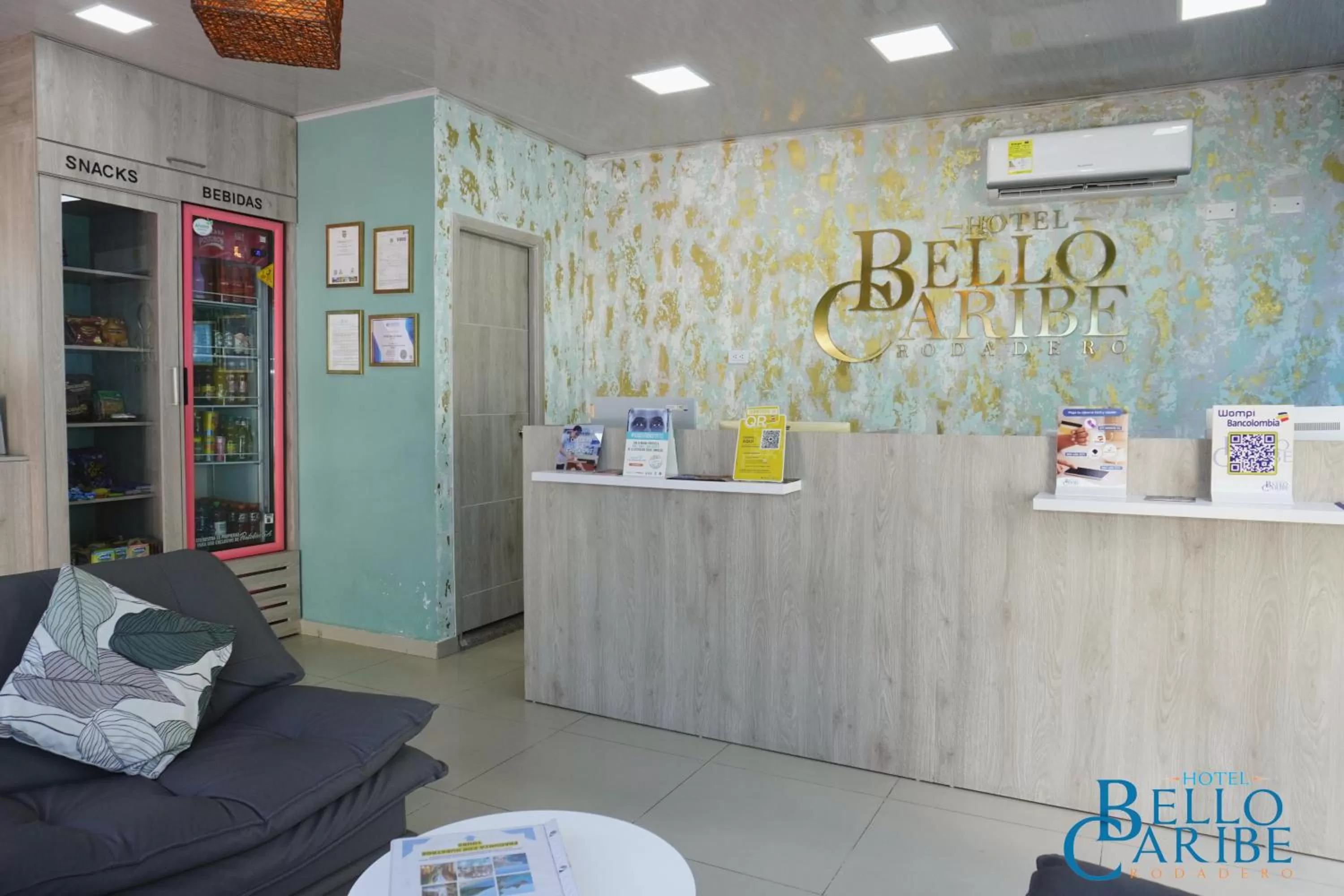 Lobby or reception in Hotel Bello Caribe Rodadero