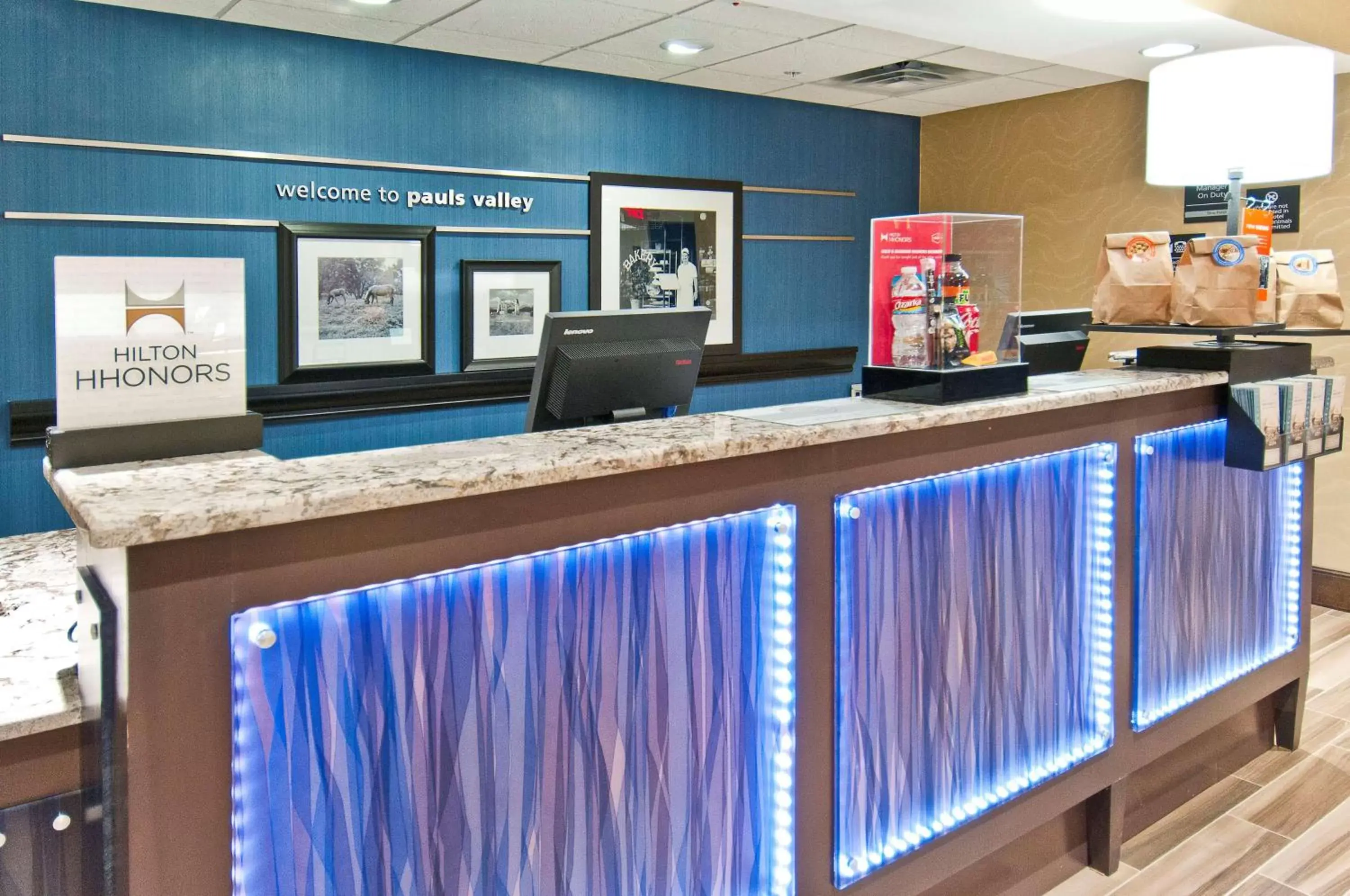 Lobby or reception in Hampton Inn and Suites Pauls Valley