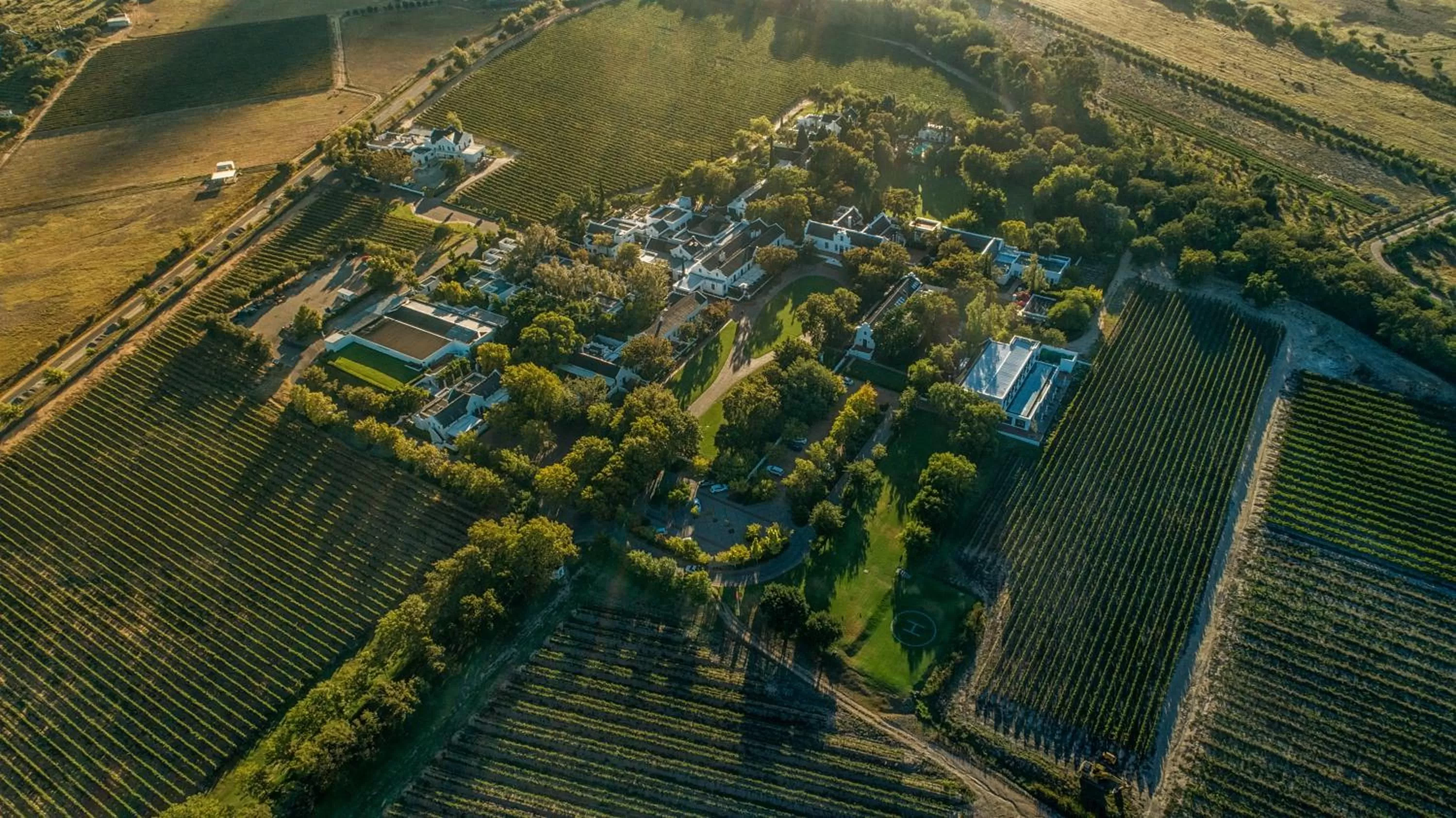 Bird's eye view in Lanzerac Hotel & Spa