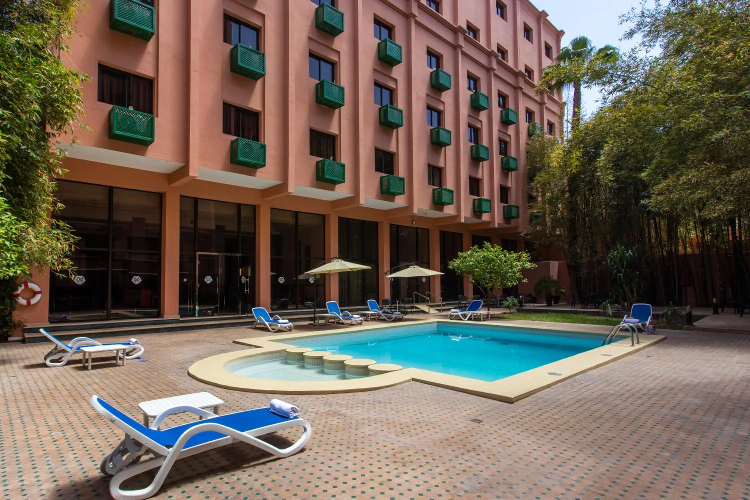 Swimming pool in Hotel Meriem Marrakech