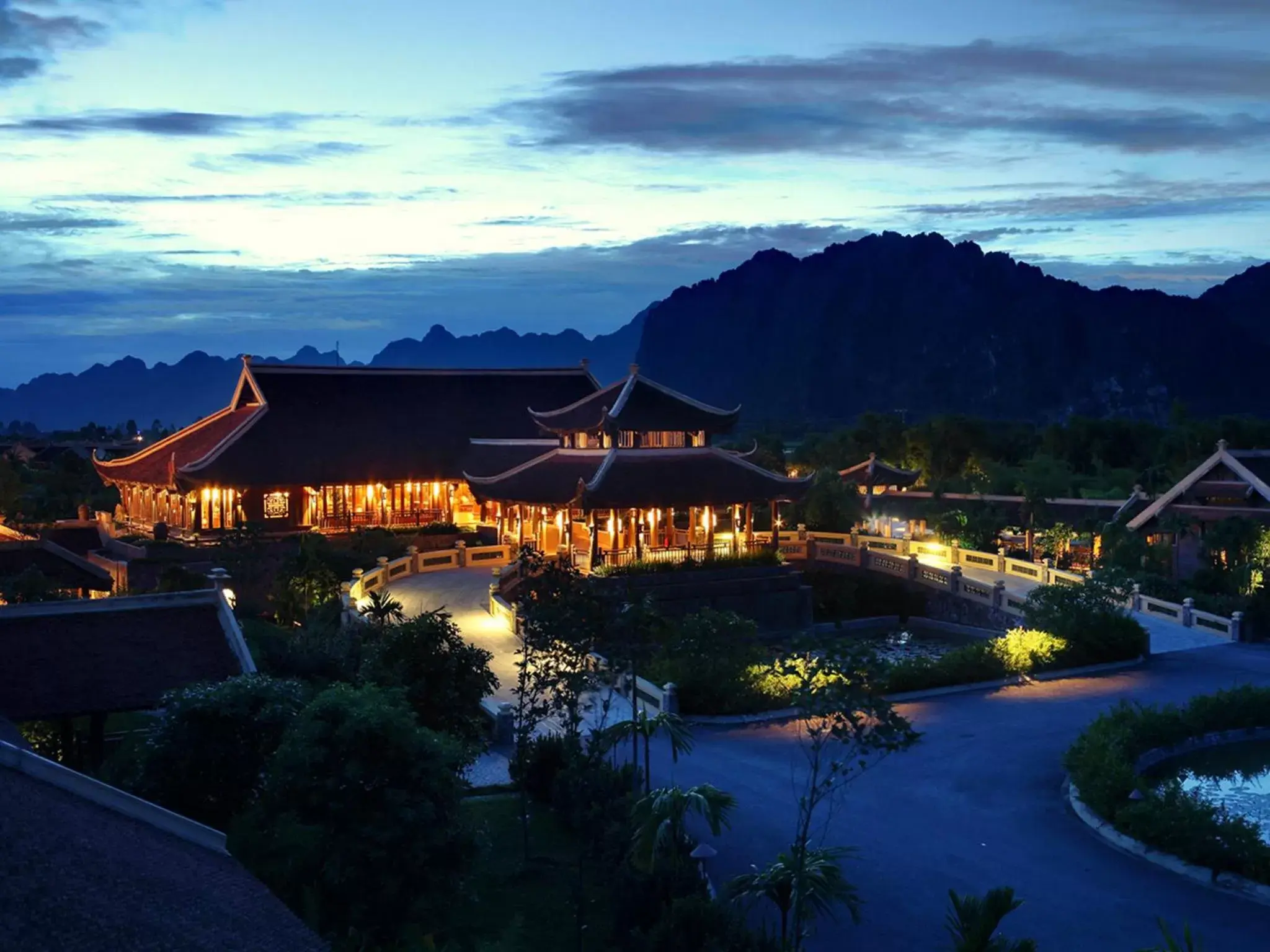 Bird's eye view in Emeralda Resort Ninh Binh