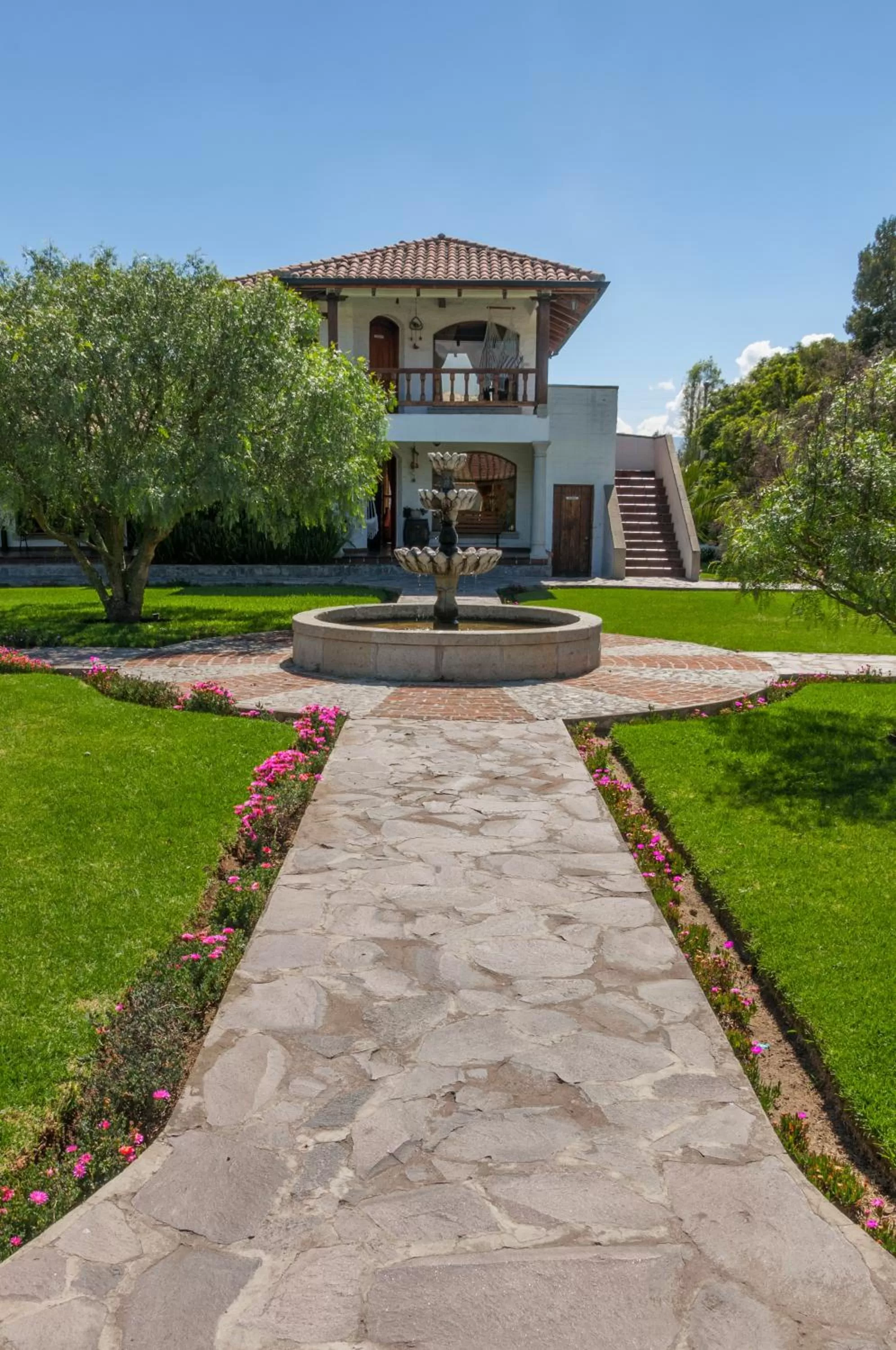 Garden in Hotel Hacienda Abraspungo