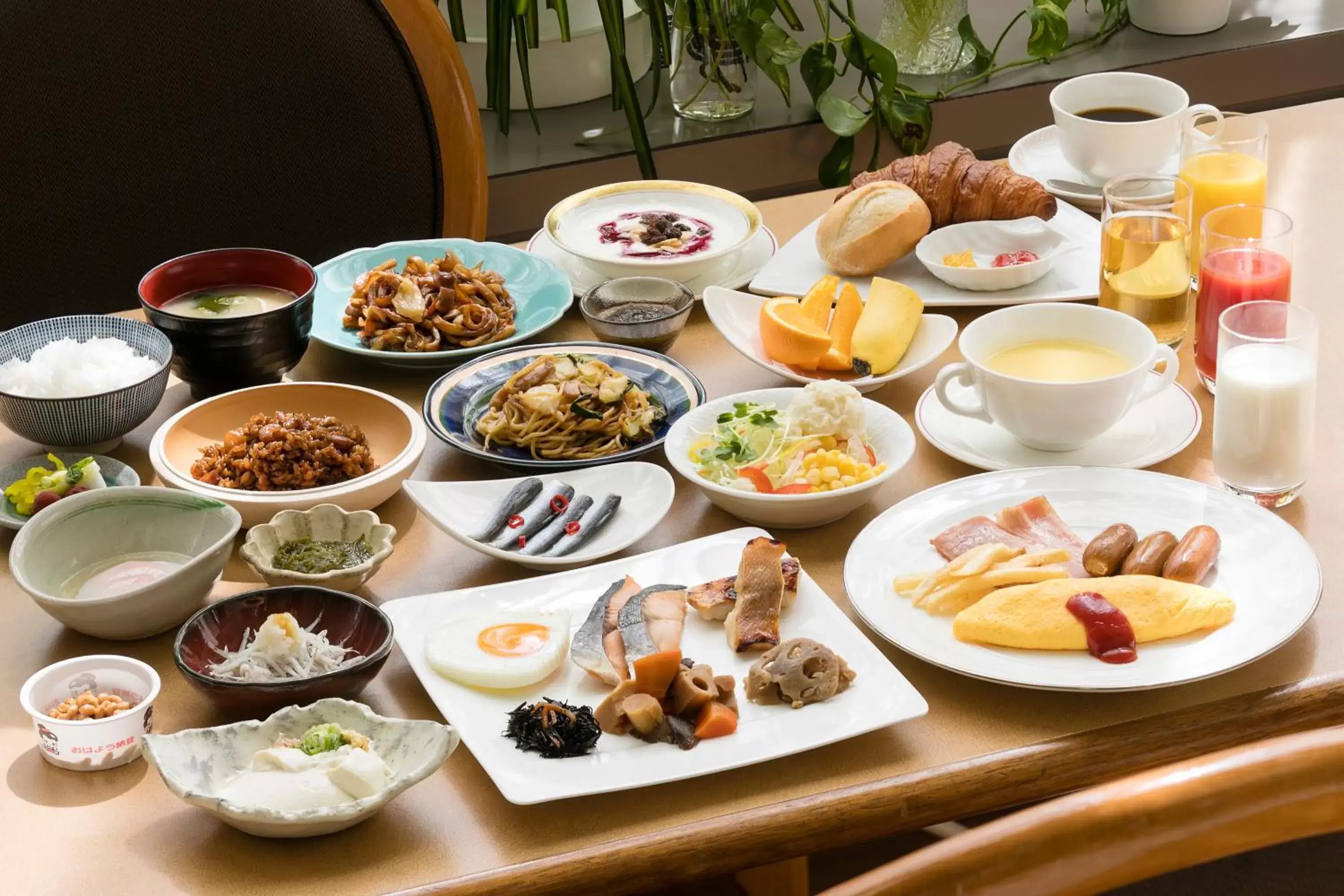 Food in Ark Hotel Okayama -ROUTE INN HOTELS-