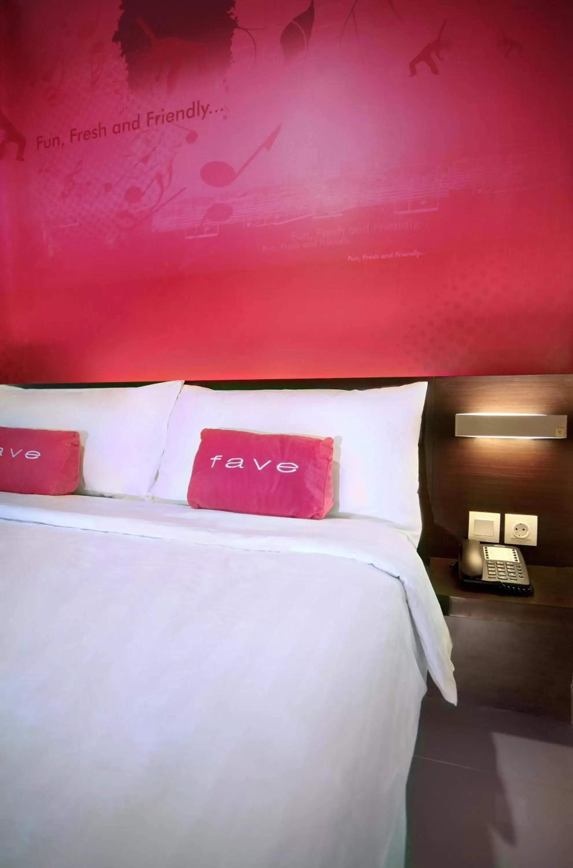 Bed in favehotel Gatot Subroto Jakarta Bed in favehotel Gatot Subroto Jakarta