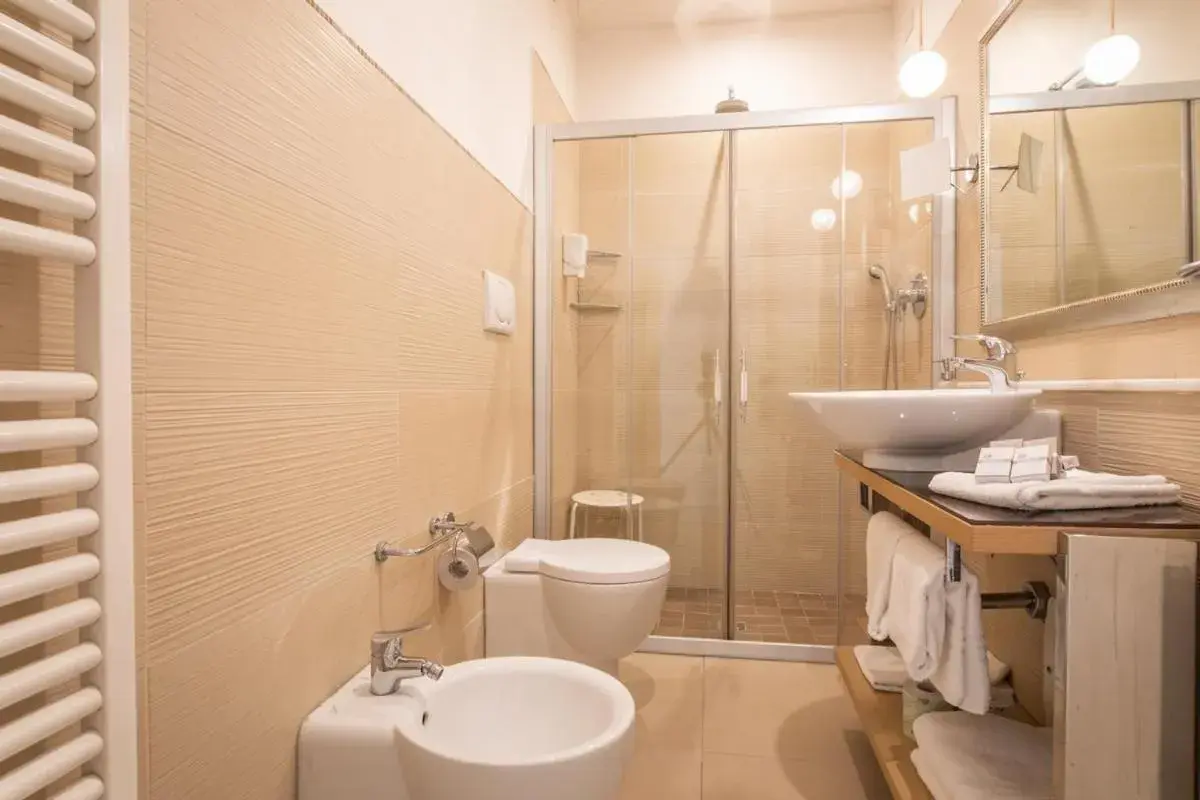 Bathroom in Ferretti Beach Hotel