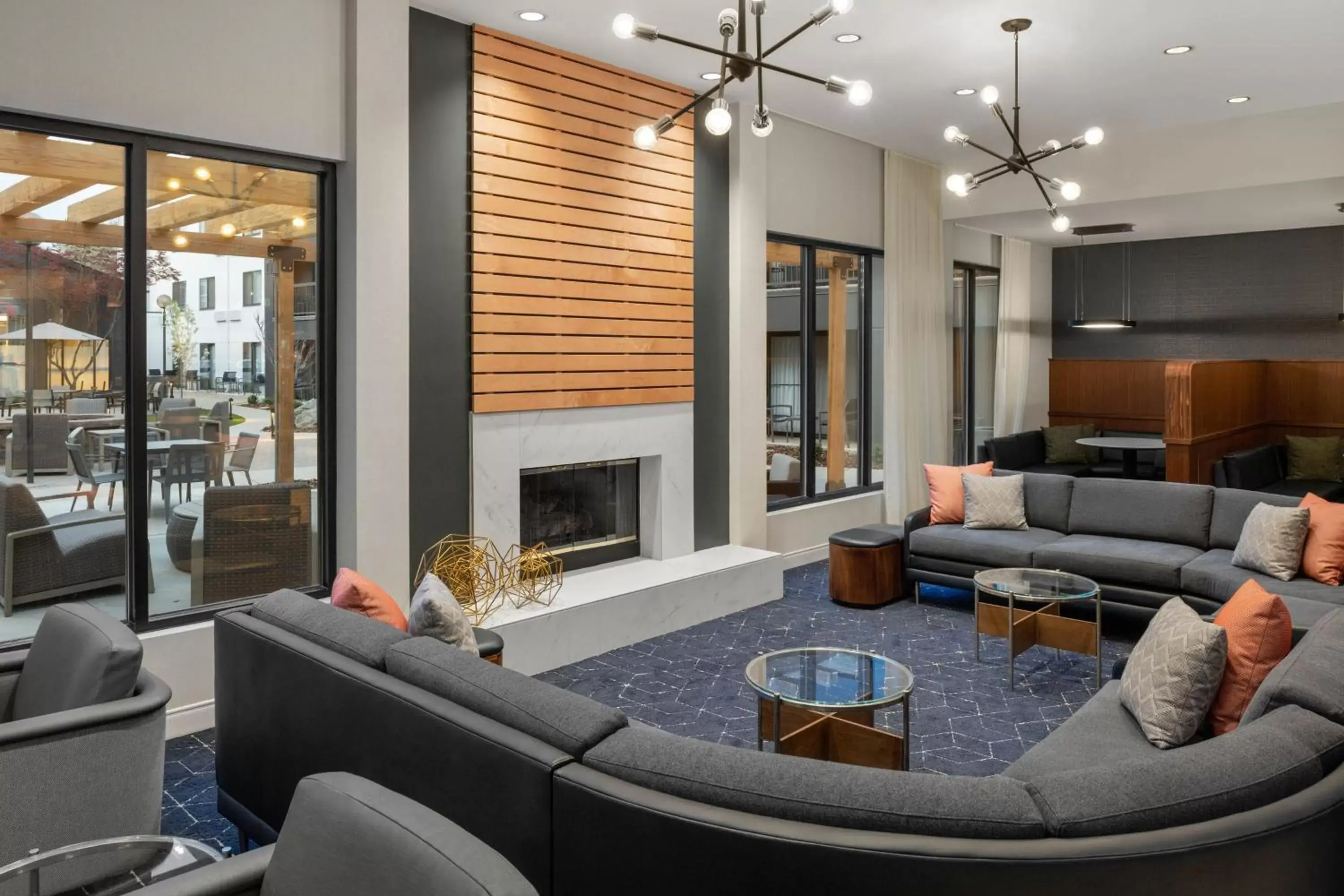 Lobby or reception, Seating Area in Courtyard Boise Downtown