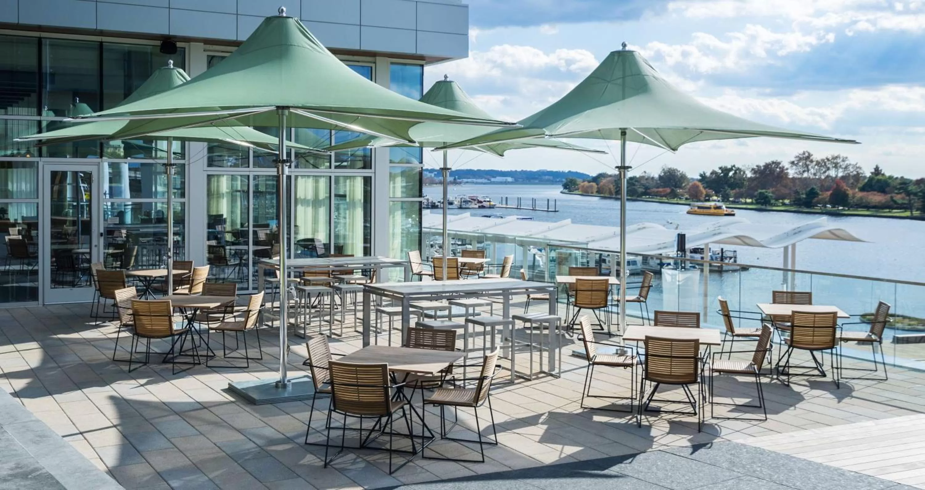 Patio in Canopy By Hilton Washington DC The Wharf