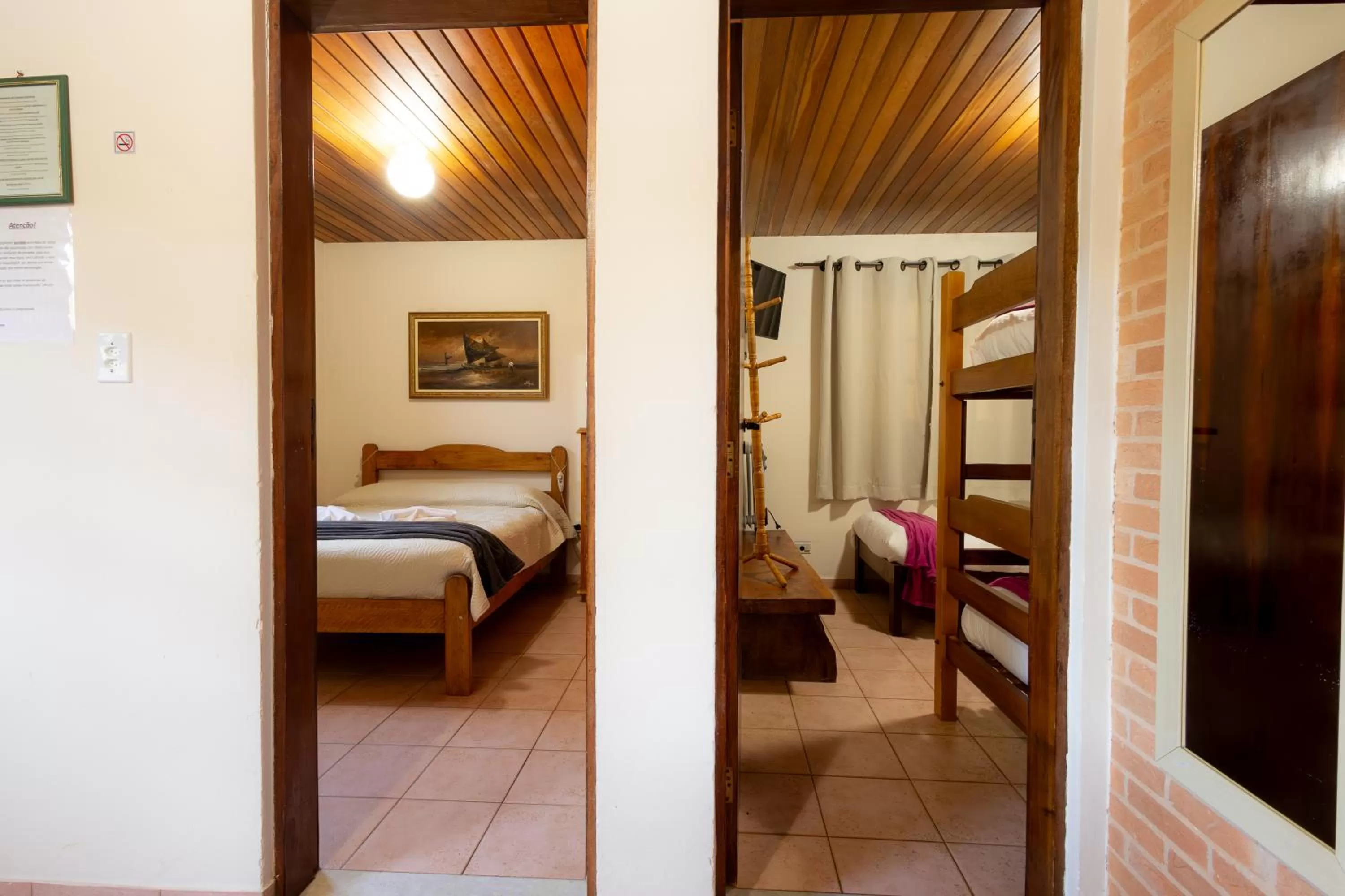 Bed in Pousada 3 Pinheiros