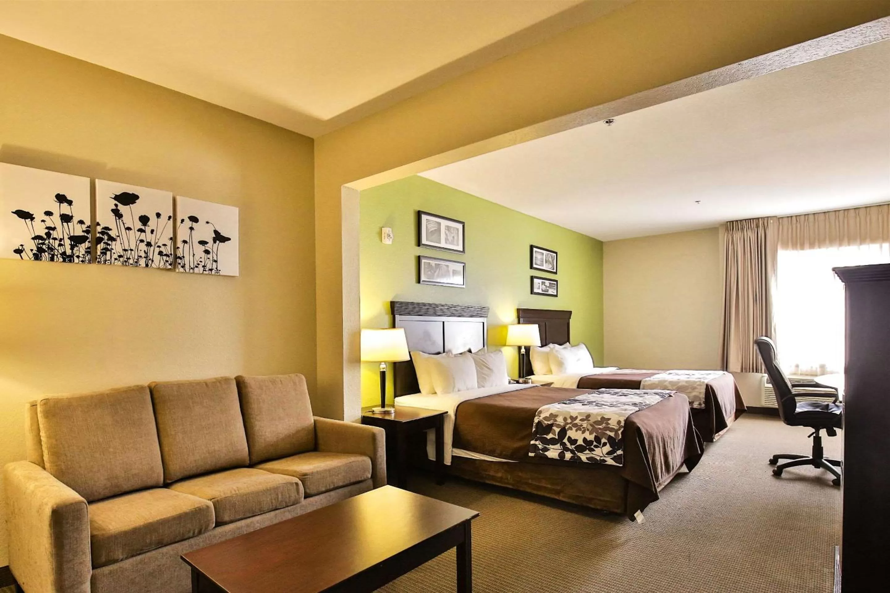 Photo of the whole room, Bed in Sleep Inn & Suites Abilene Near University