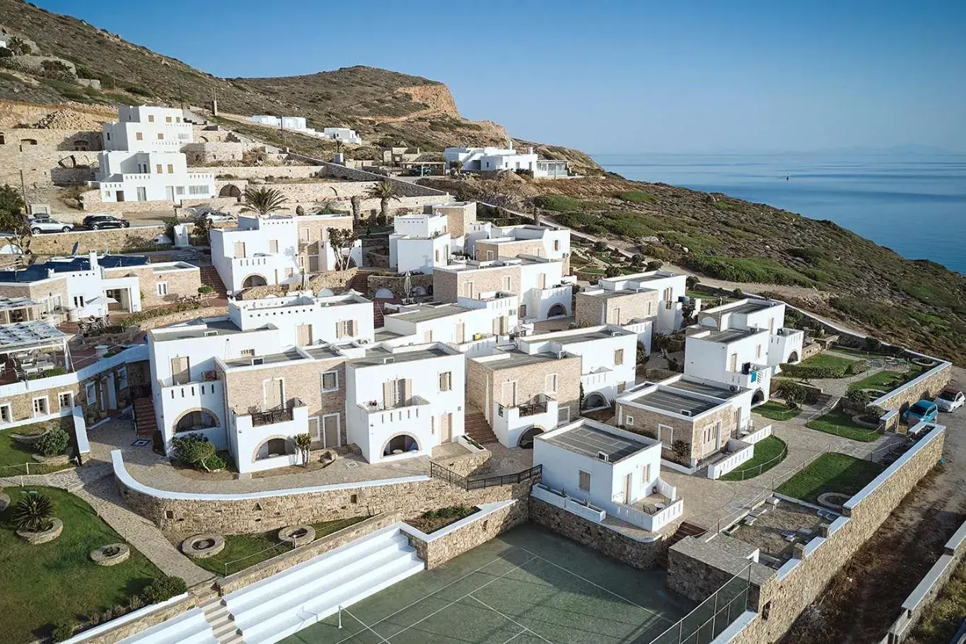 Property building, Bird's-eye View in Naxos Magic Village