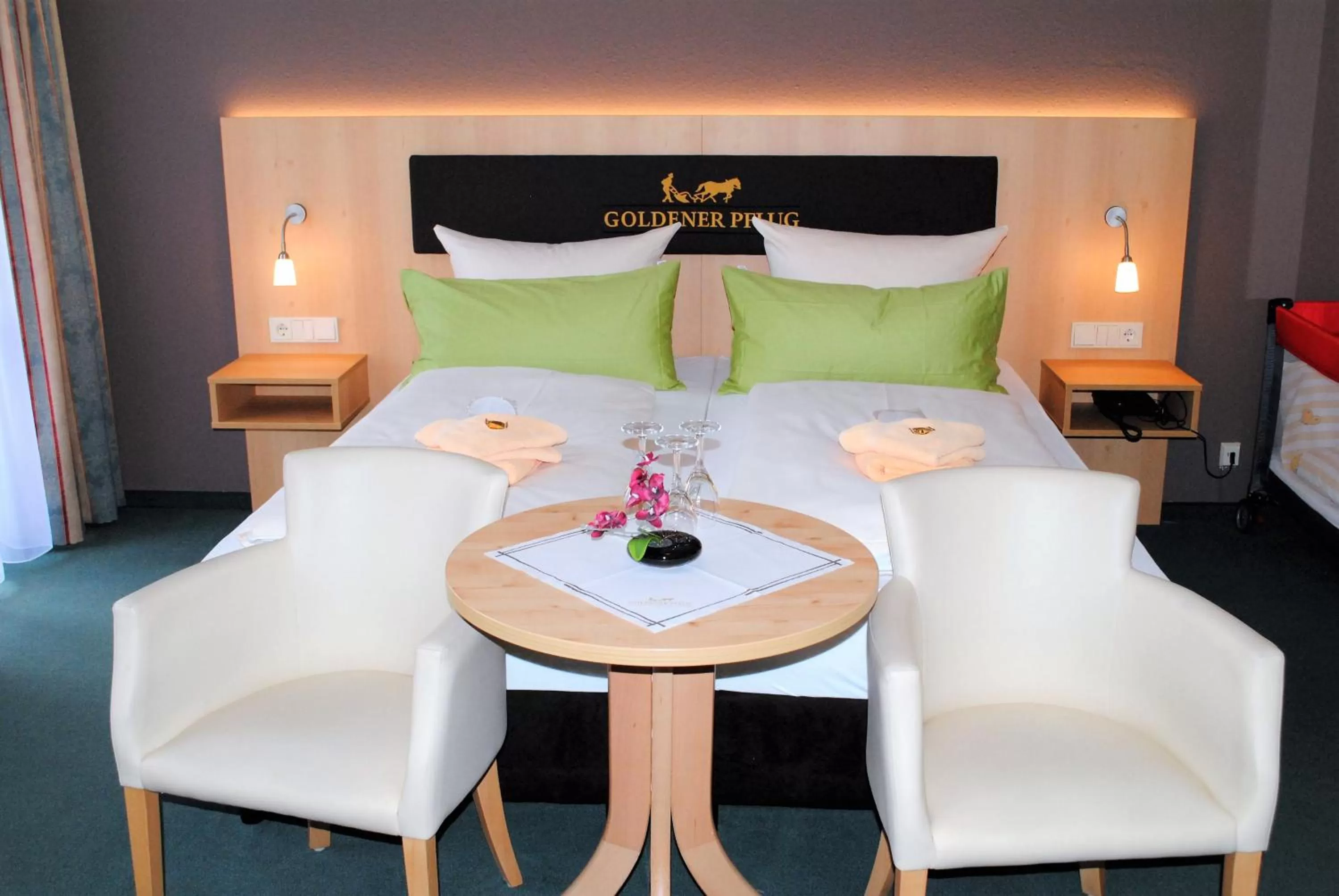 Lunch, Bed in Landgasthof Goldener Pflug