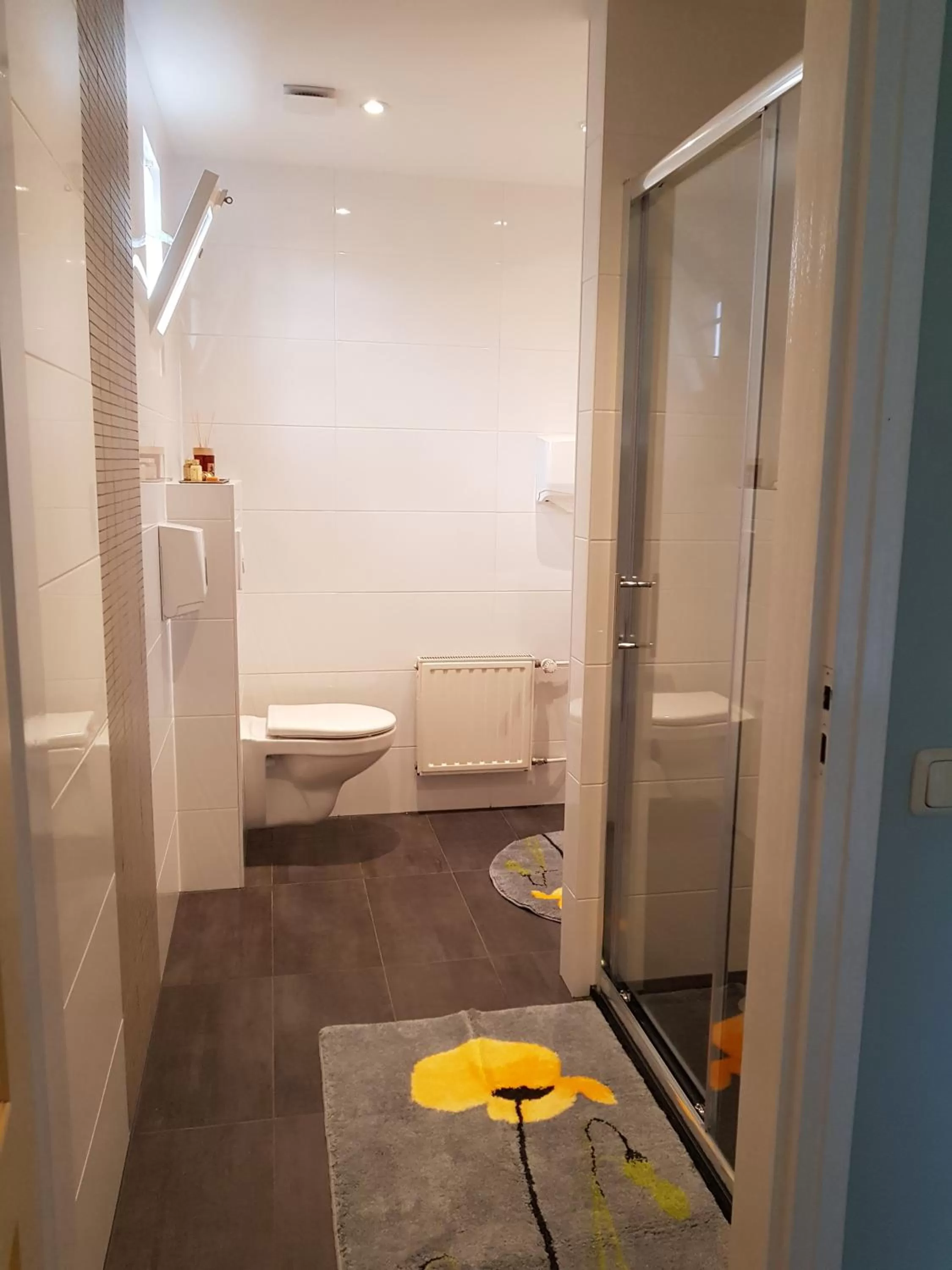 Shower in B&B Usselo Klein, fijn en uniek!