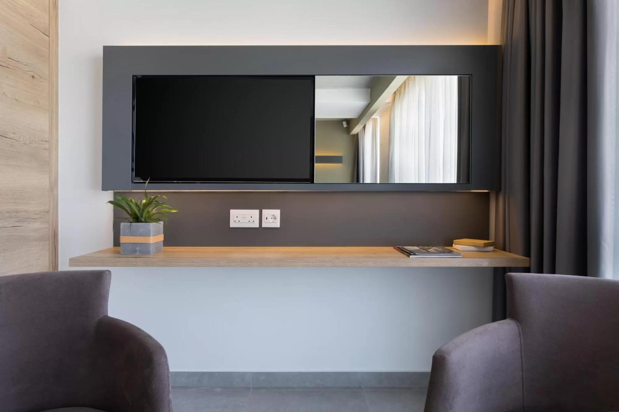 TV and multimedia in Azur Hotel by ST Hotels