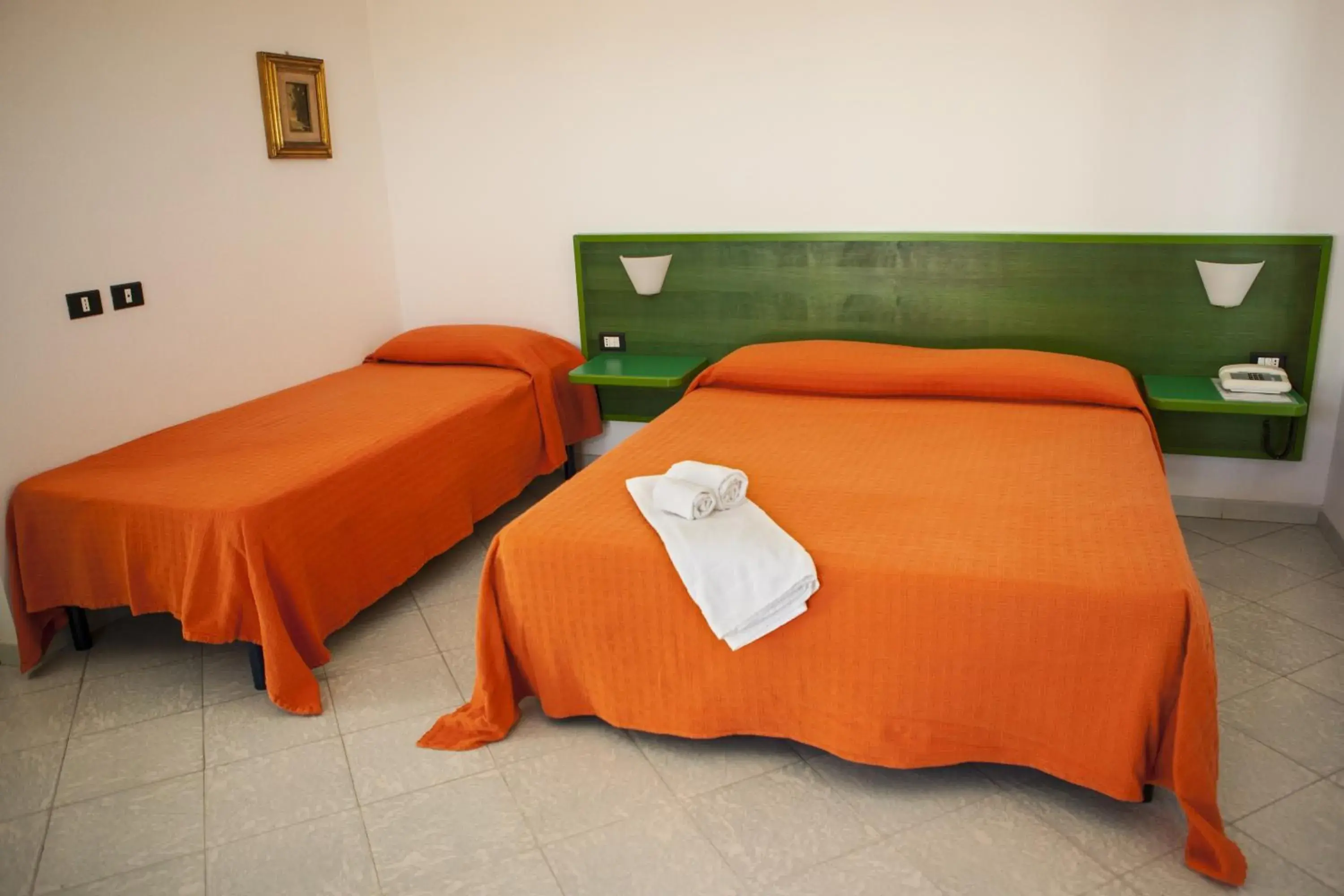 Bed in Hotel Piccada