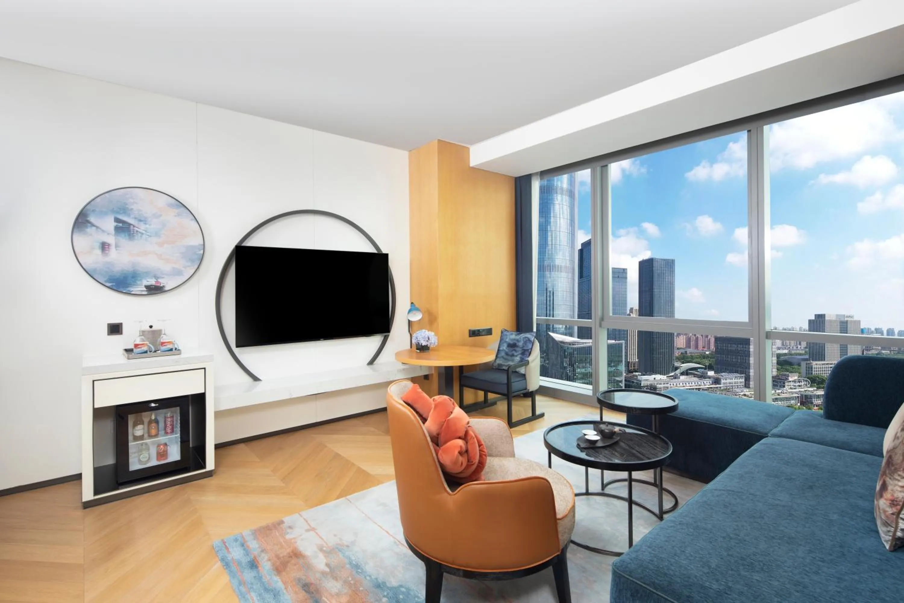 Living room in M Social Hotel Suzhou