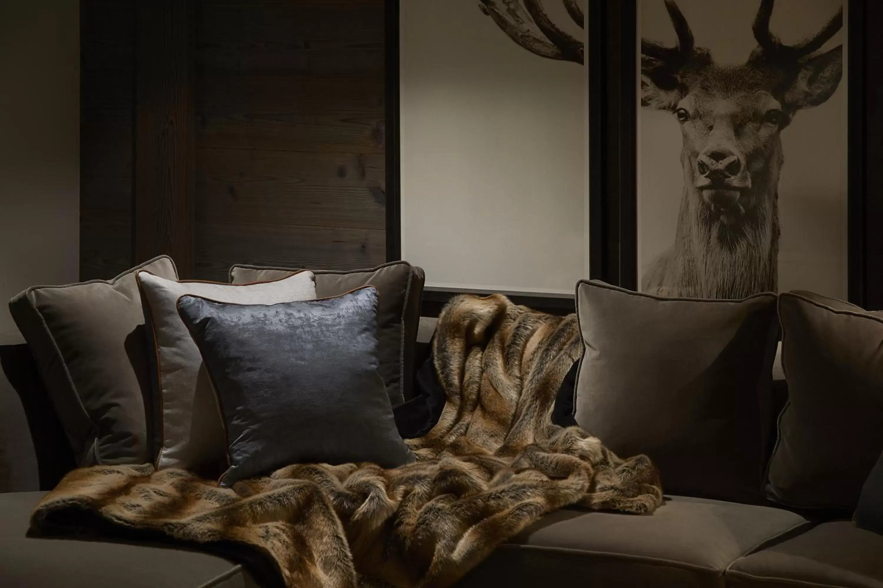 Living room, Seating Area in Six Senses Residences & Spa Courchevel