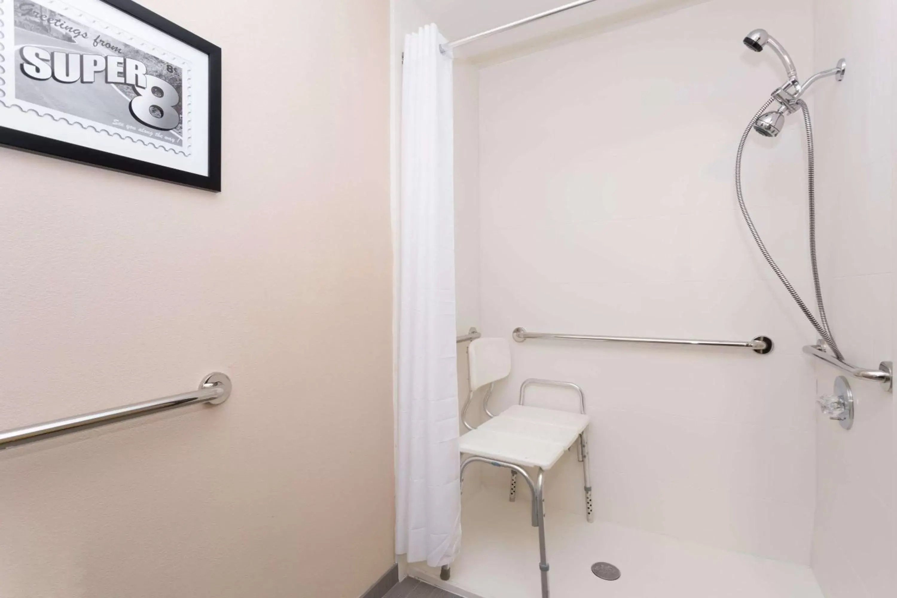 Shower, Bathroom in Super 8 by Wyndham Longmont/Twin Peaks