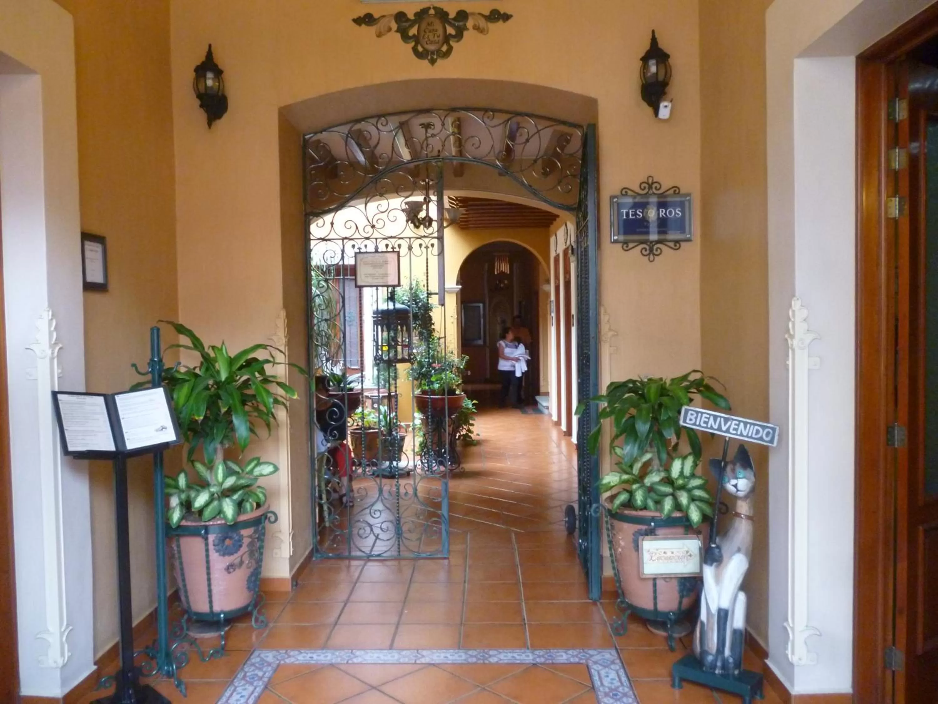 Decorative detail in Hotel Boutique Parador San Miguel Oaxaca