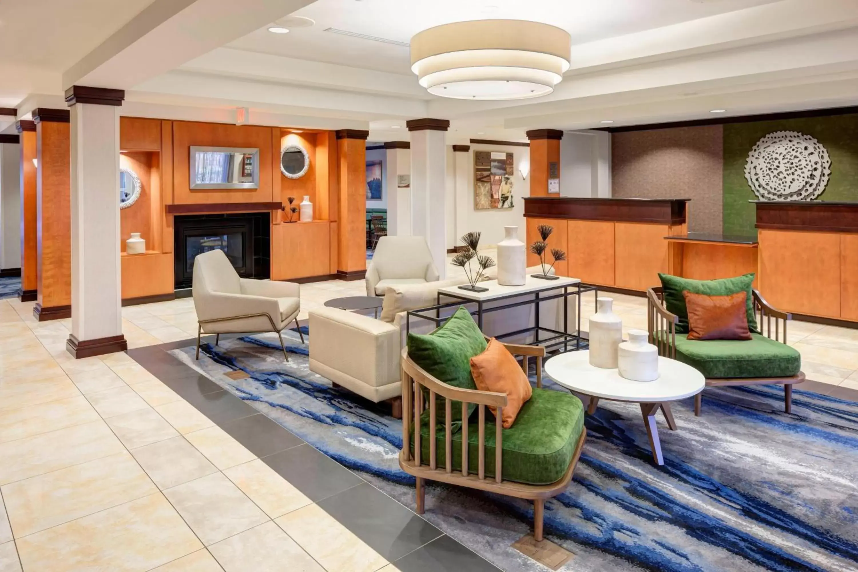 Lobby or reception, Seating Area in Fairfield Inn & Suites Wilmington Wrightsville Beach