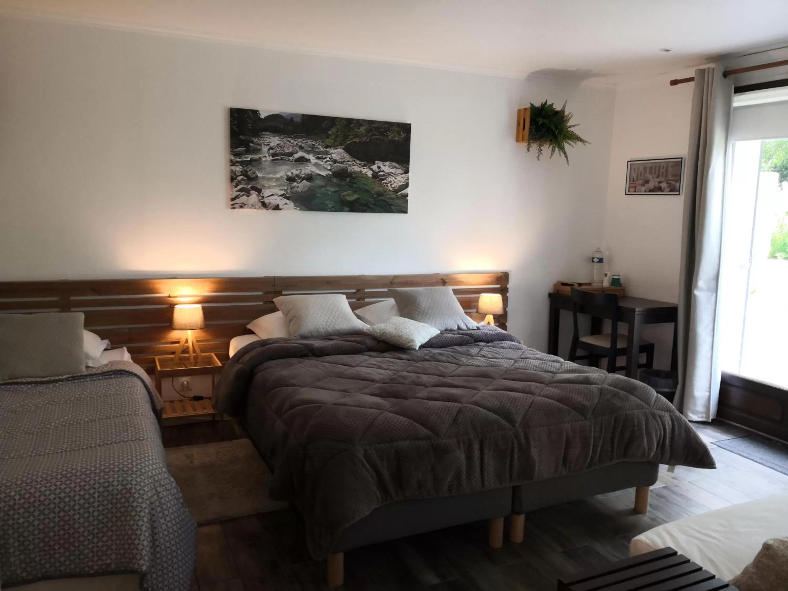 Bed in La Rose des Vents