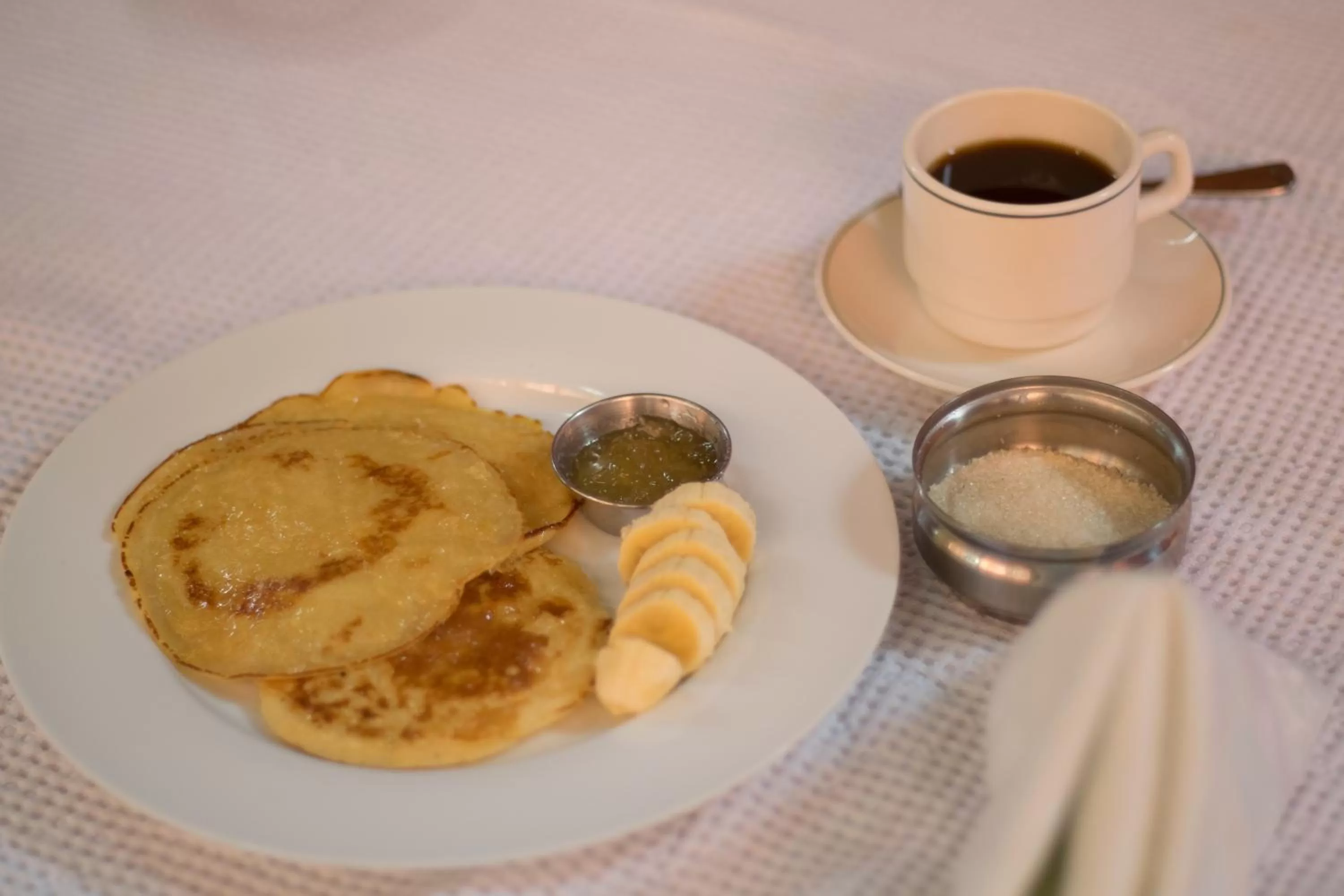 American breakfast in Hotel Valerie