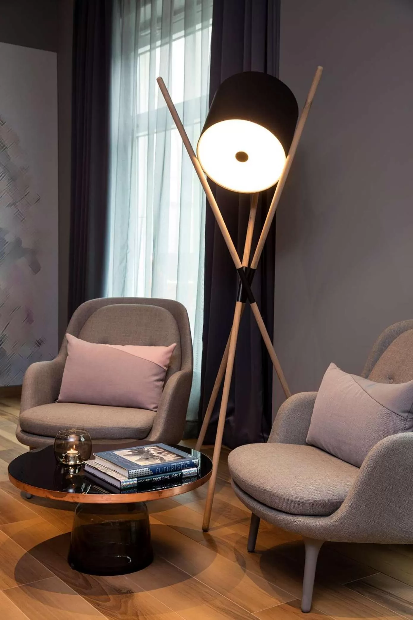 Lobby or reception in art'otel berlin mitte, Powered by Radisson Hotels