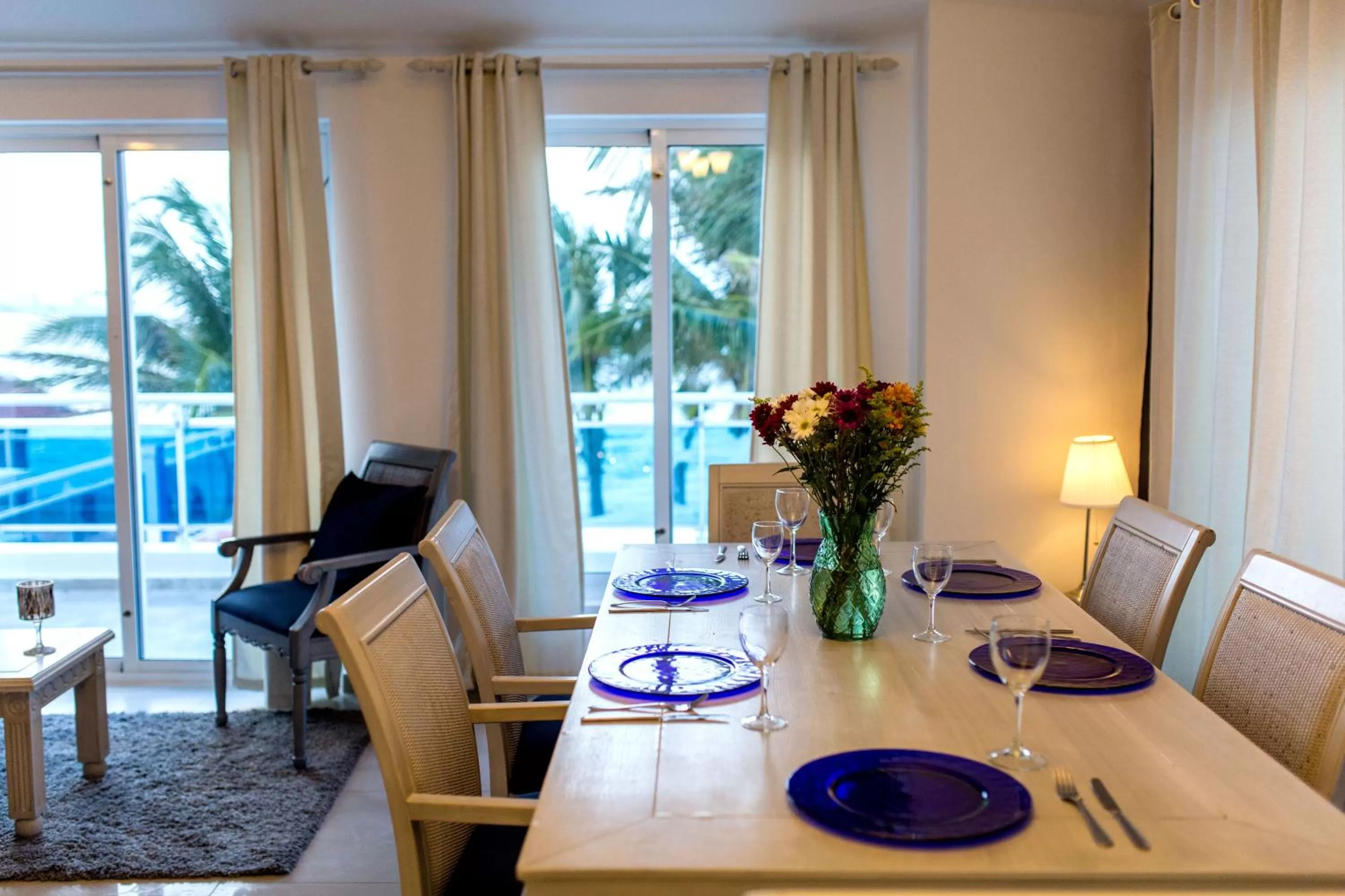 Dining area in Green Coast Beach Hotel