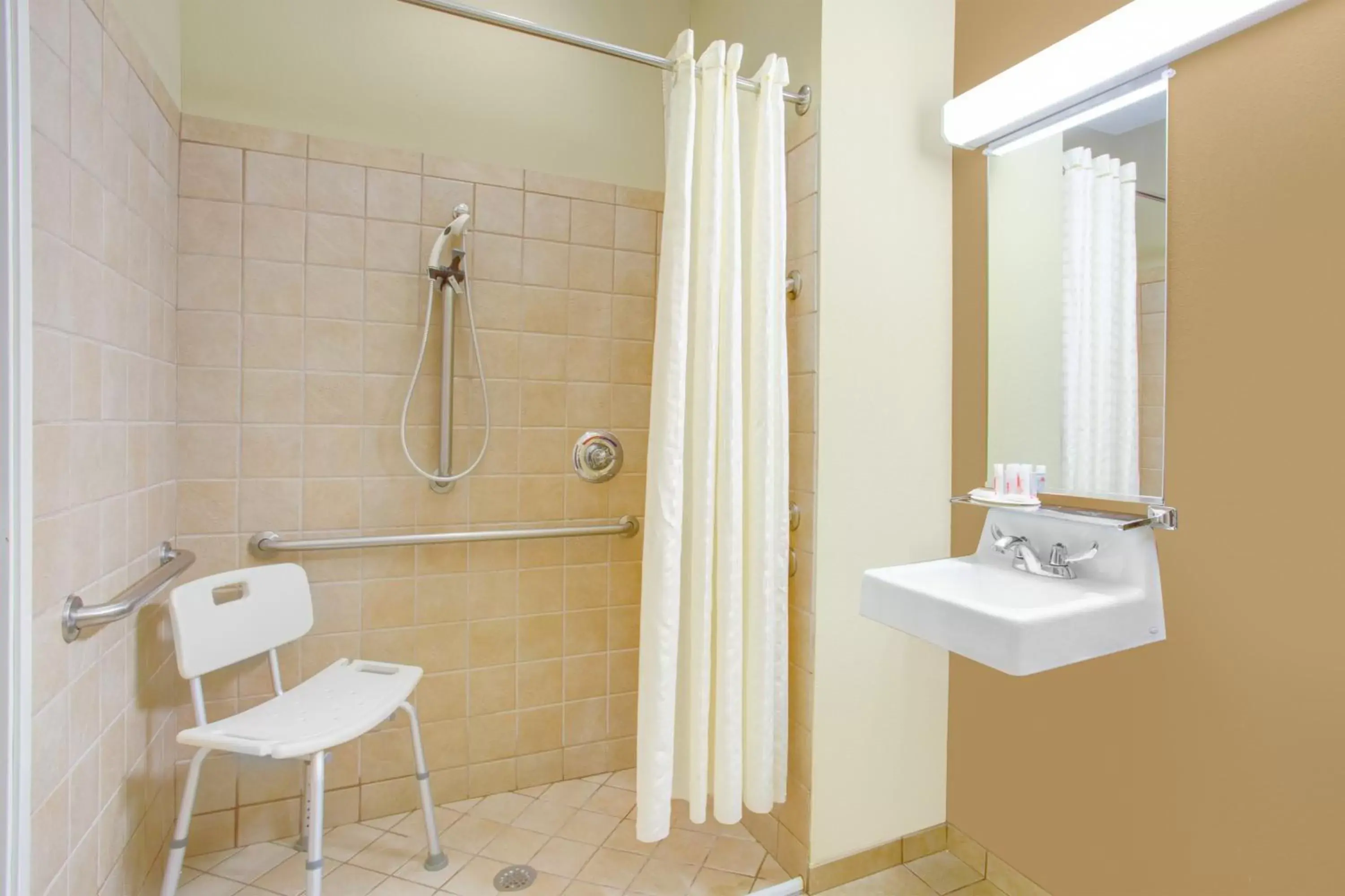 Shower, Bathroom in Microtel Inn & Suites by Wyndham Harrisonburg