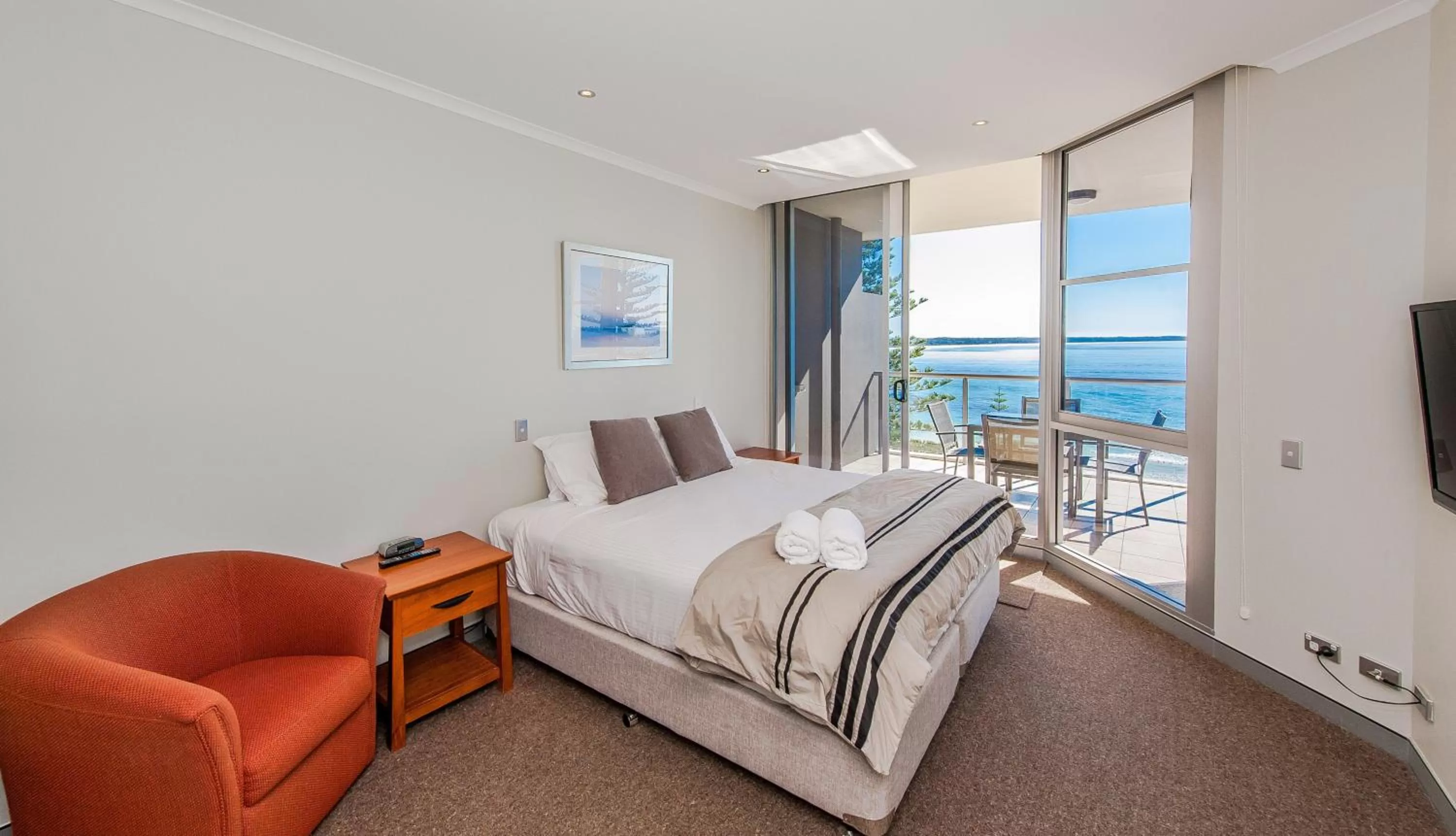 Bedroom in Sandcastle Apartments