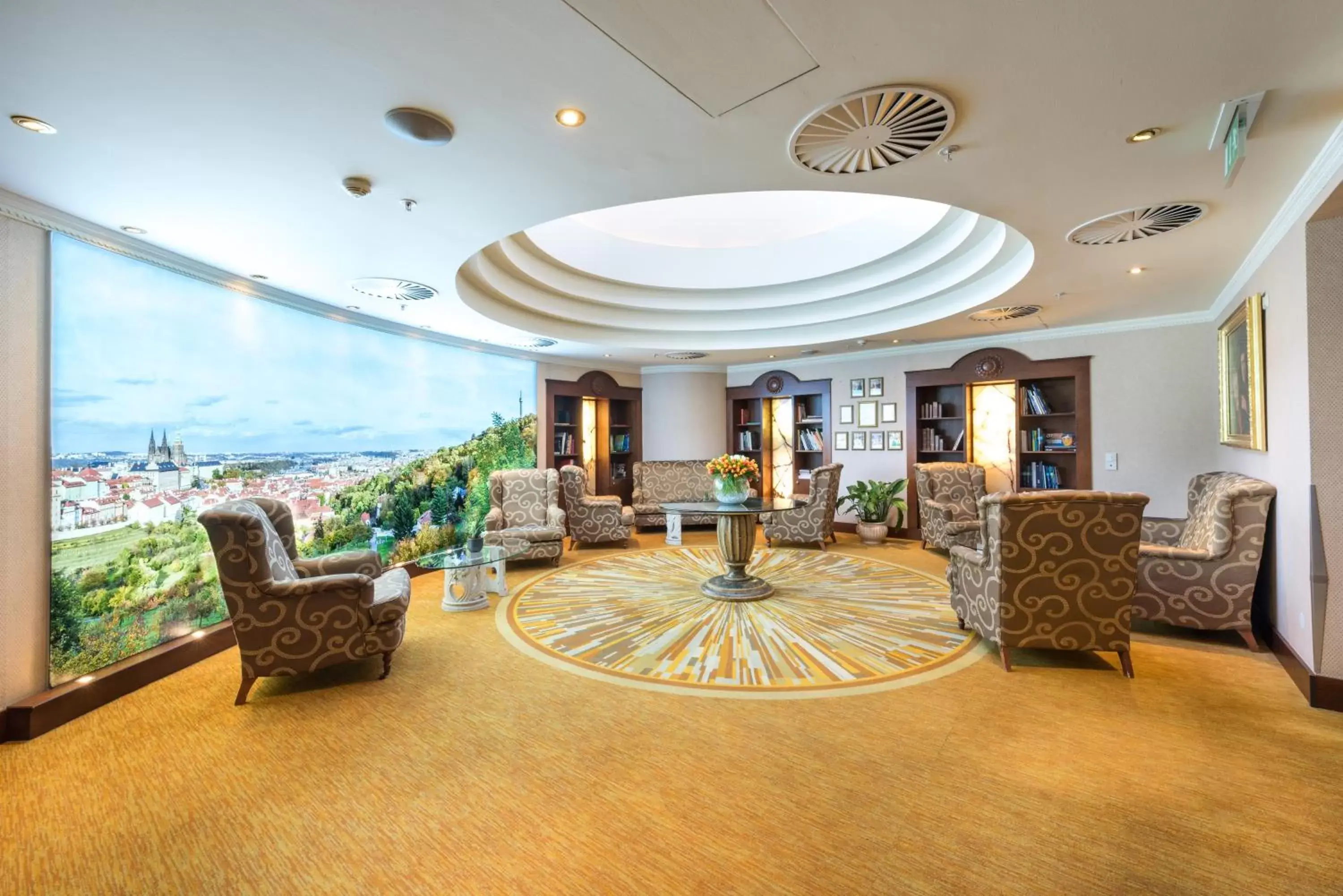 Library, Lobby/Reception in Lindner Hotel Prague Castle, part of JdV by Hyatt