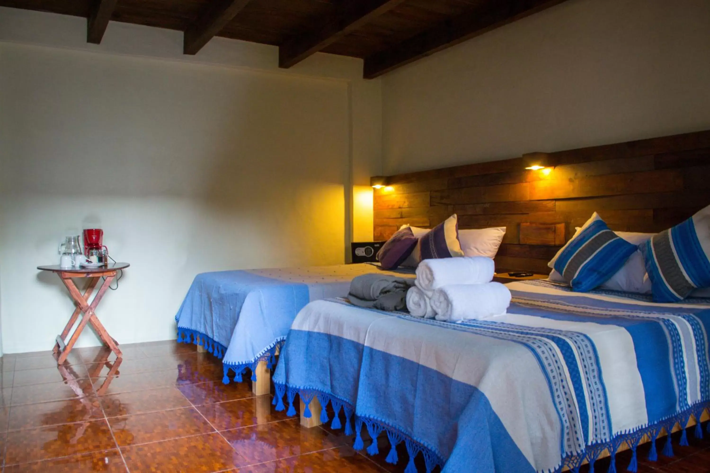 Bed in Arte Sano Hotel San Cristobal