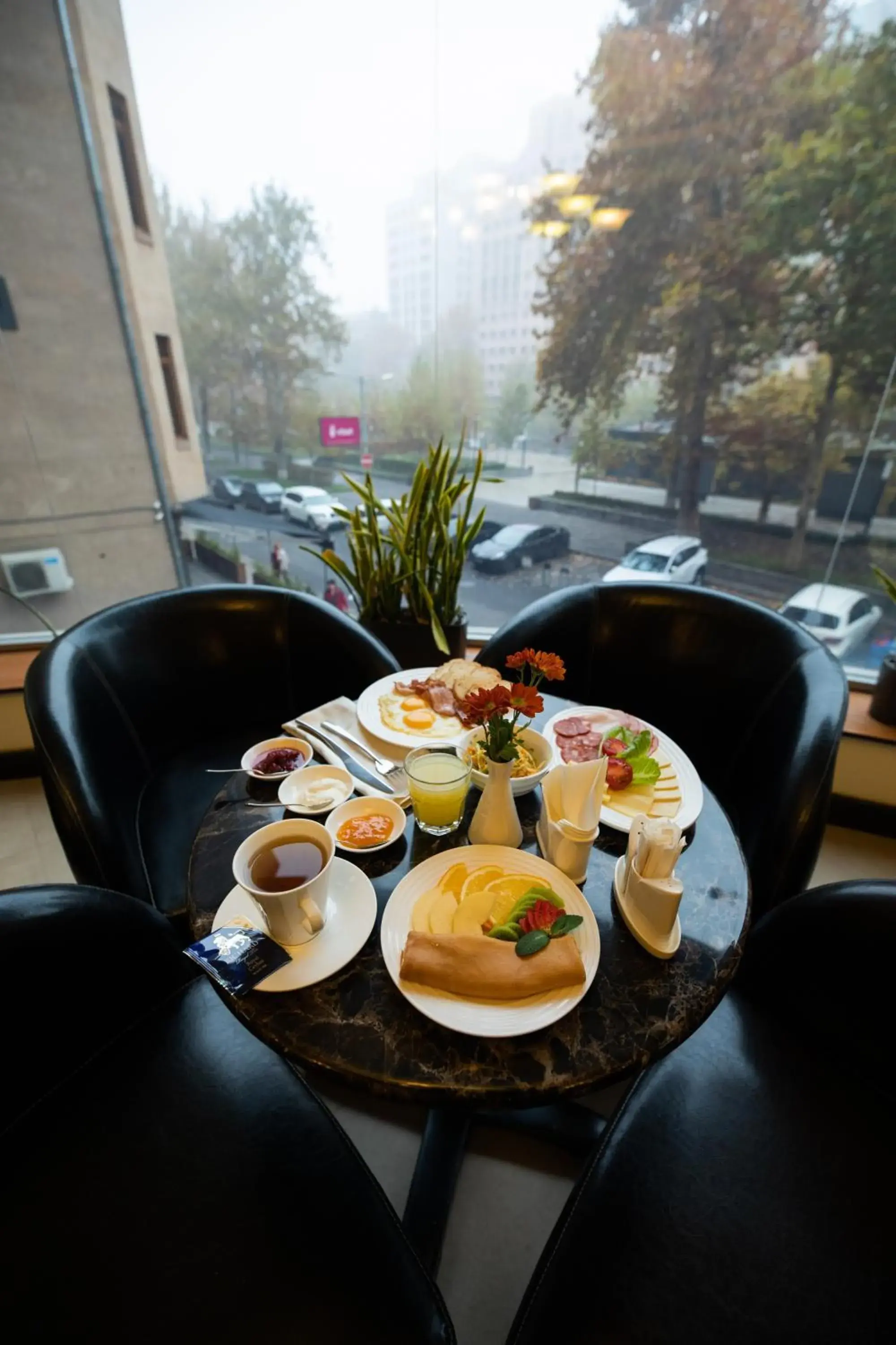 Continental breakfast in Diamond Hotel Yerevan
