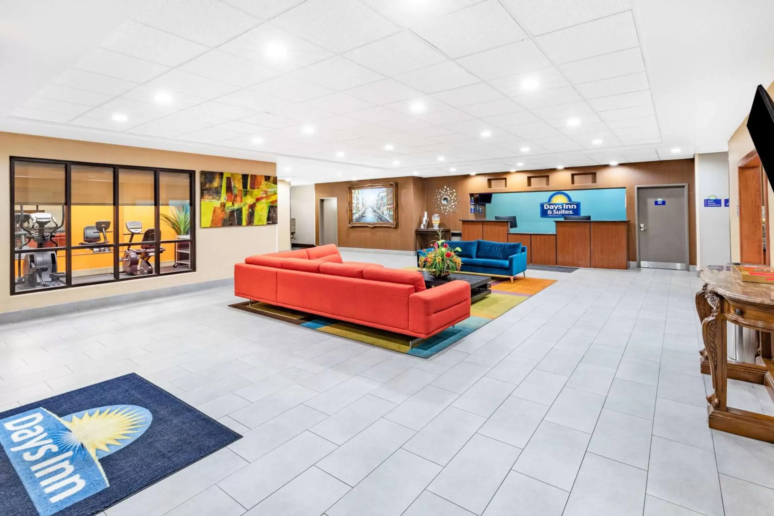 Lobby or reception, Lobby/Reception in Days Inn & Suites by Wyndham San Antonio near AT&T Center