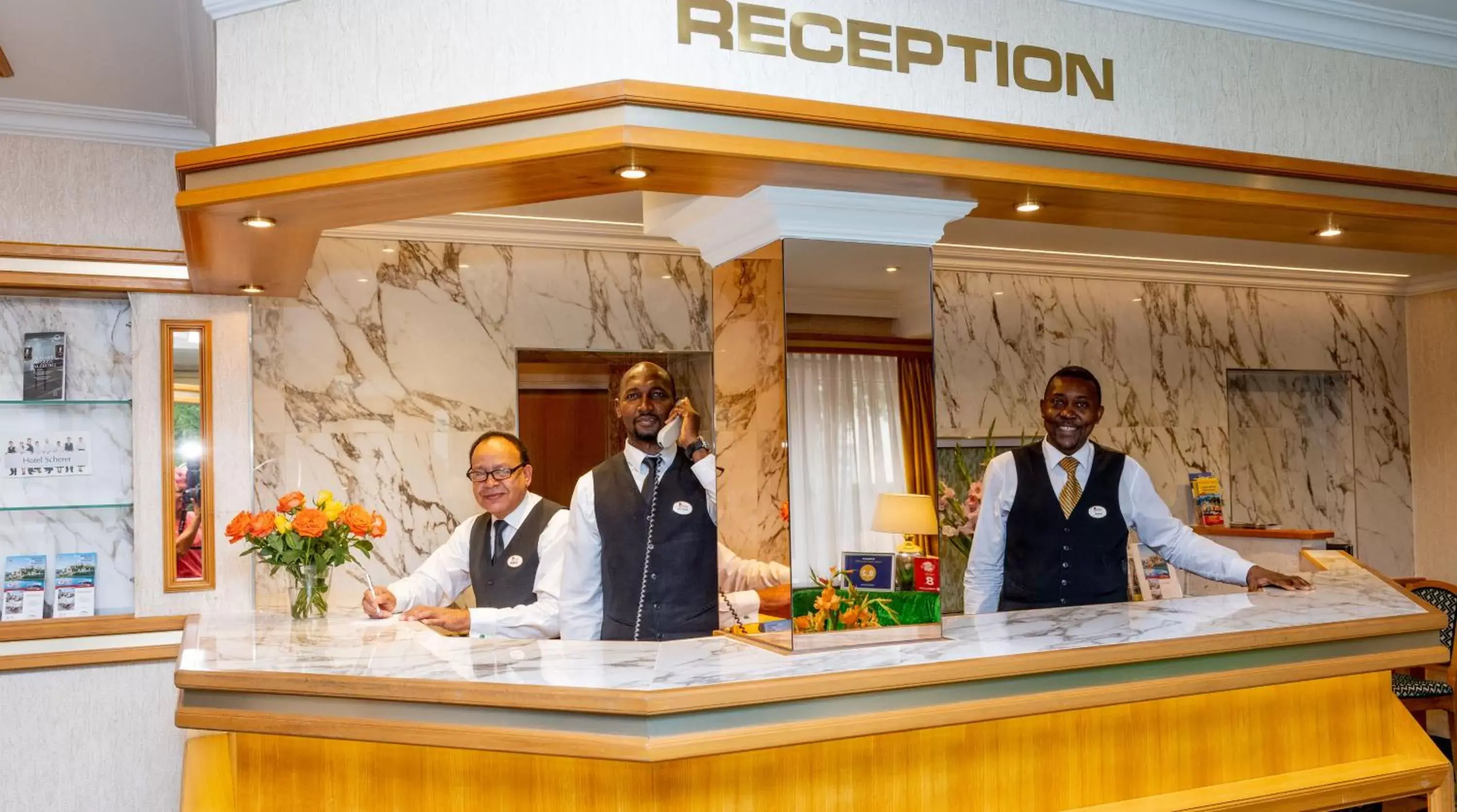 Lobby/Reception in Hotel Scherer