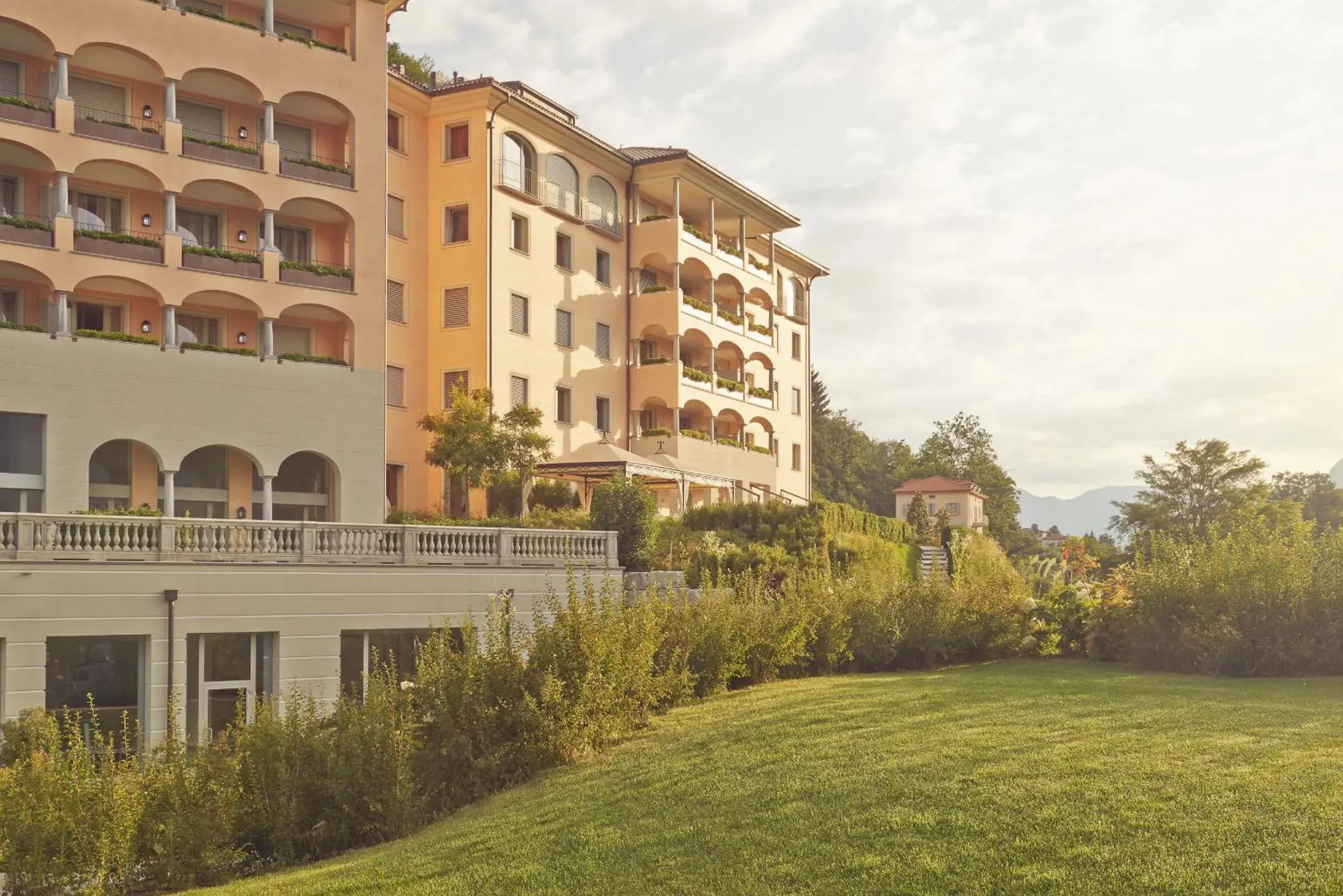 Facade/entrance, Property Building in Resort Collina d'Oro - Hotel, Residence & Spa