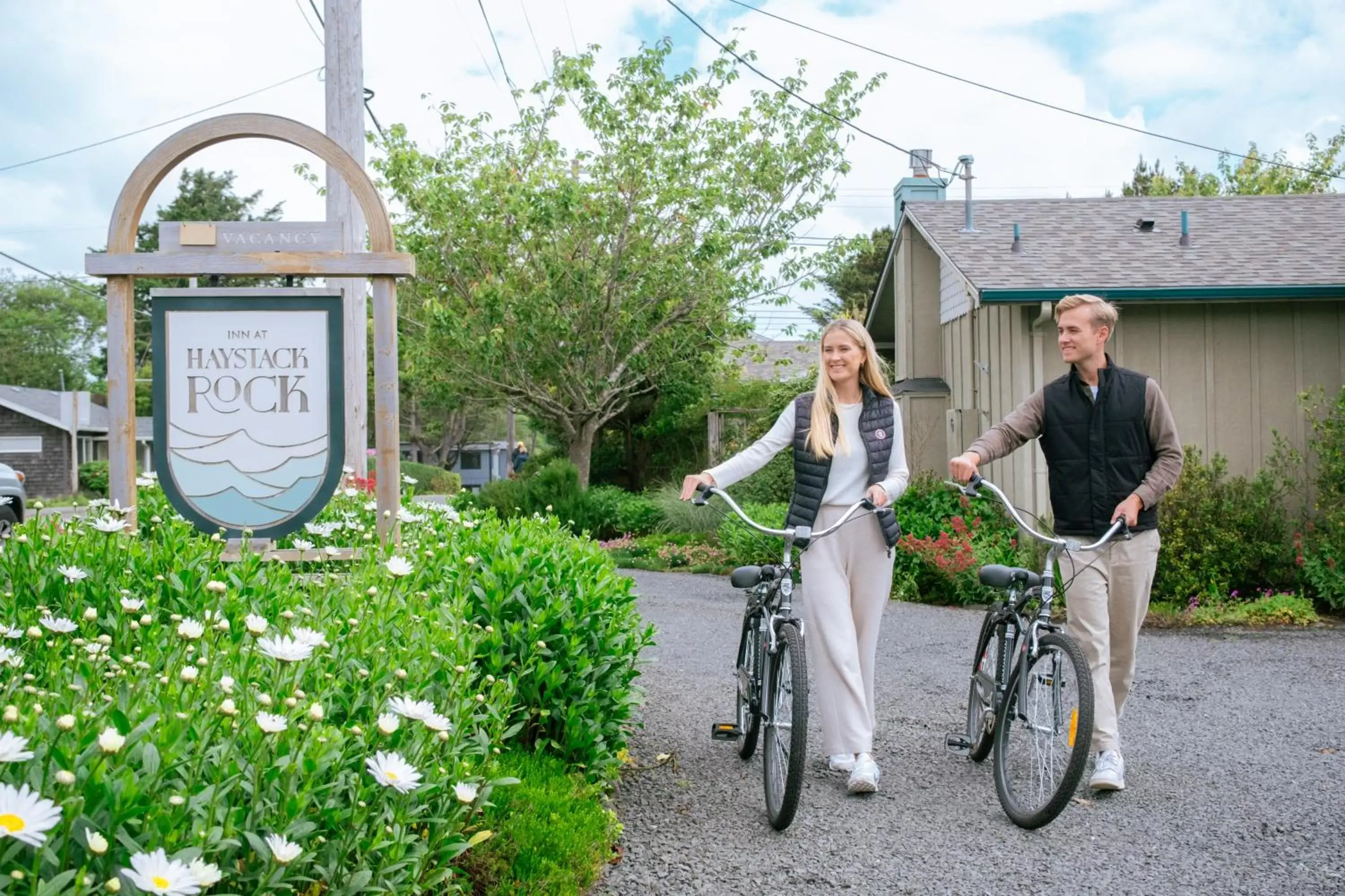 Biking in Inn at Haystack Rock