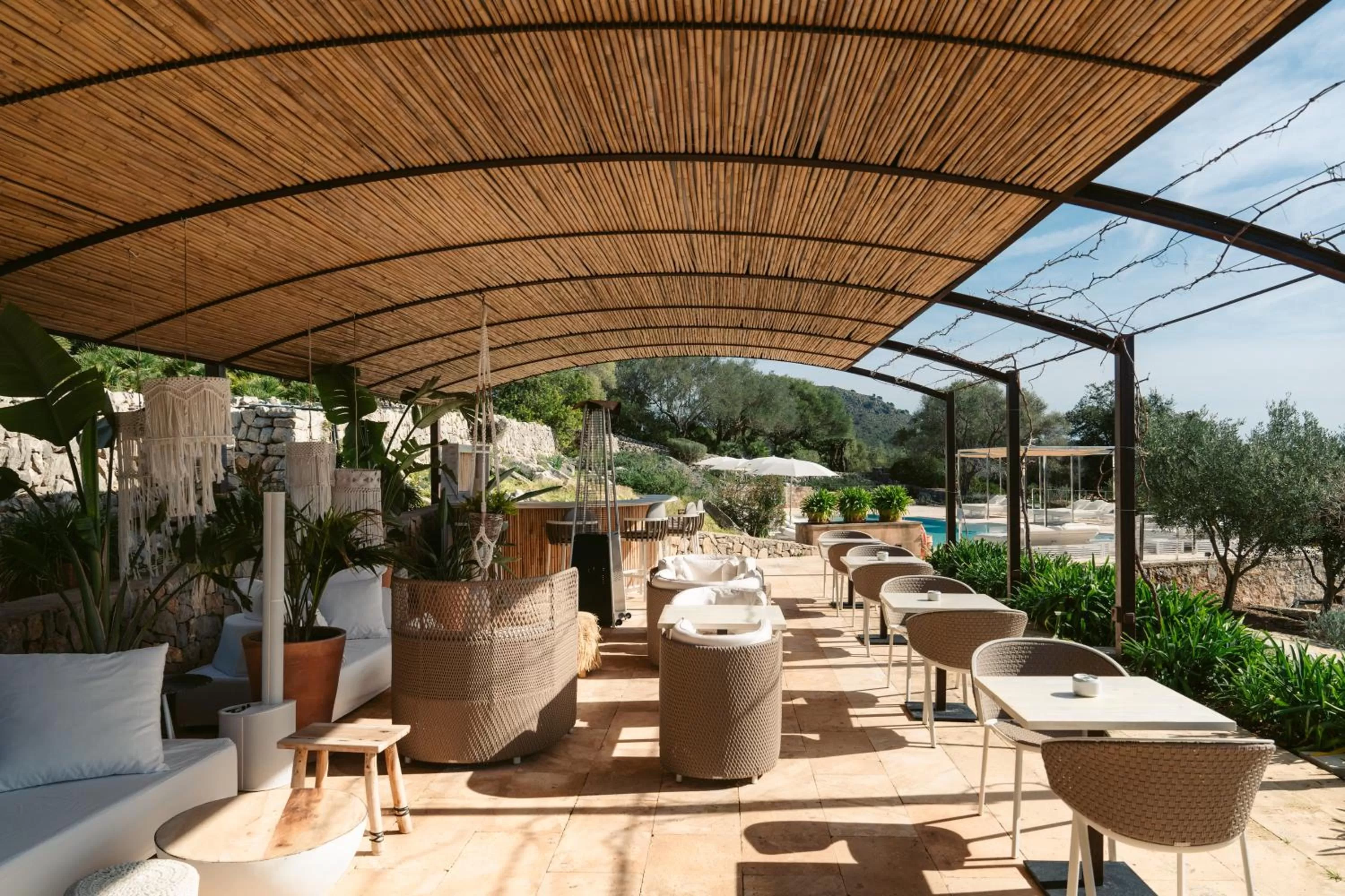 Balcony/Terrace in Cases de Son Barbassa Hotel & Restaurant