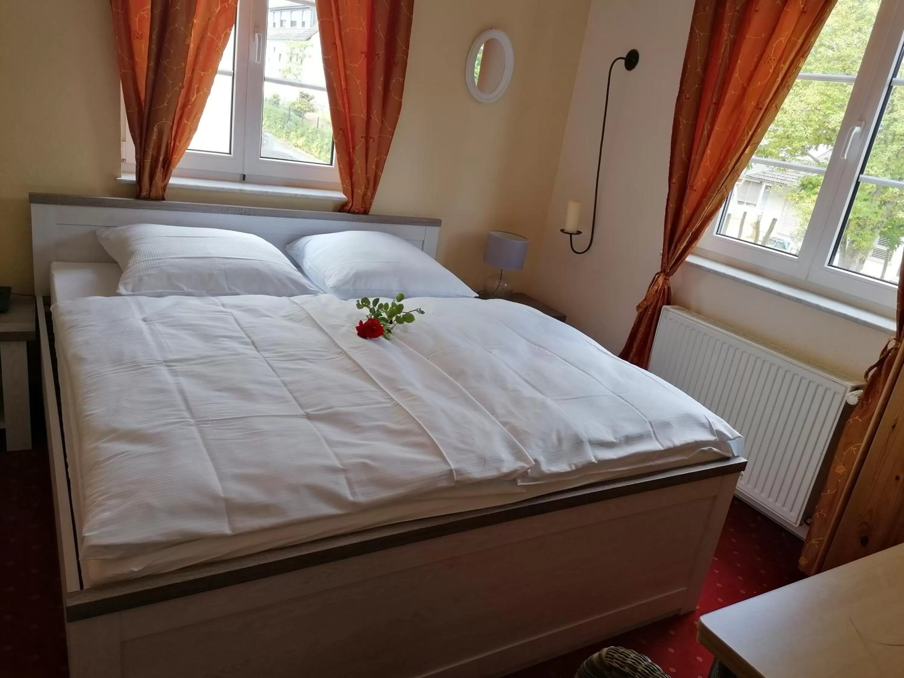 Bedroom, Bed in Hotel Rosengarten