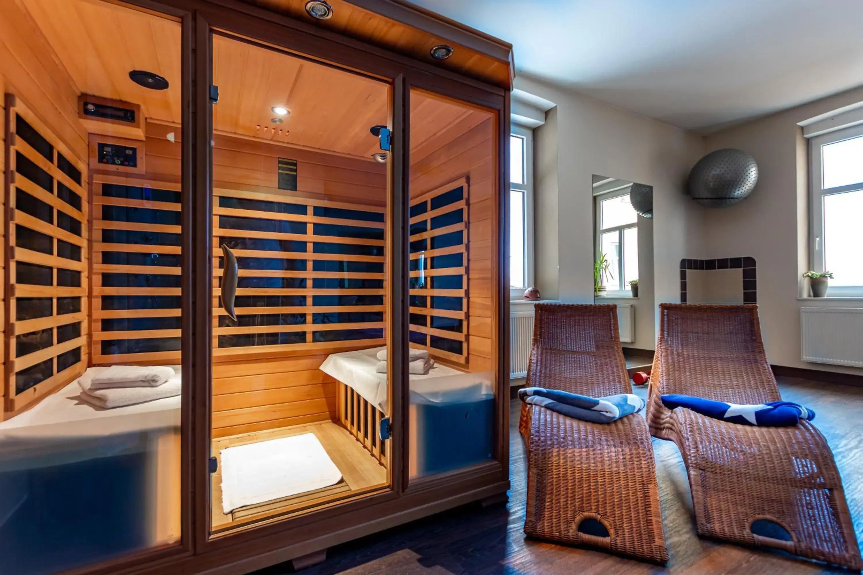 Sauna in Boutique Hotel SwissHouse