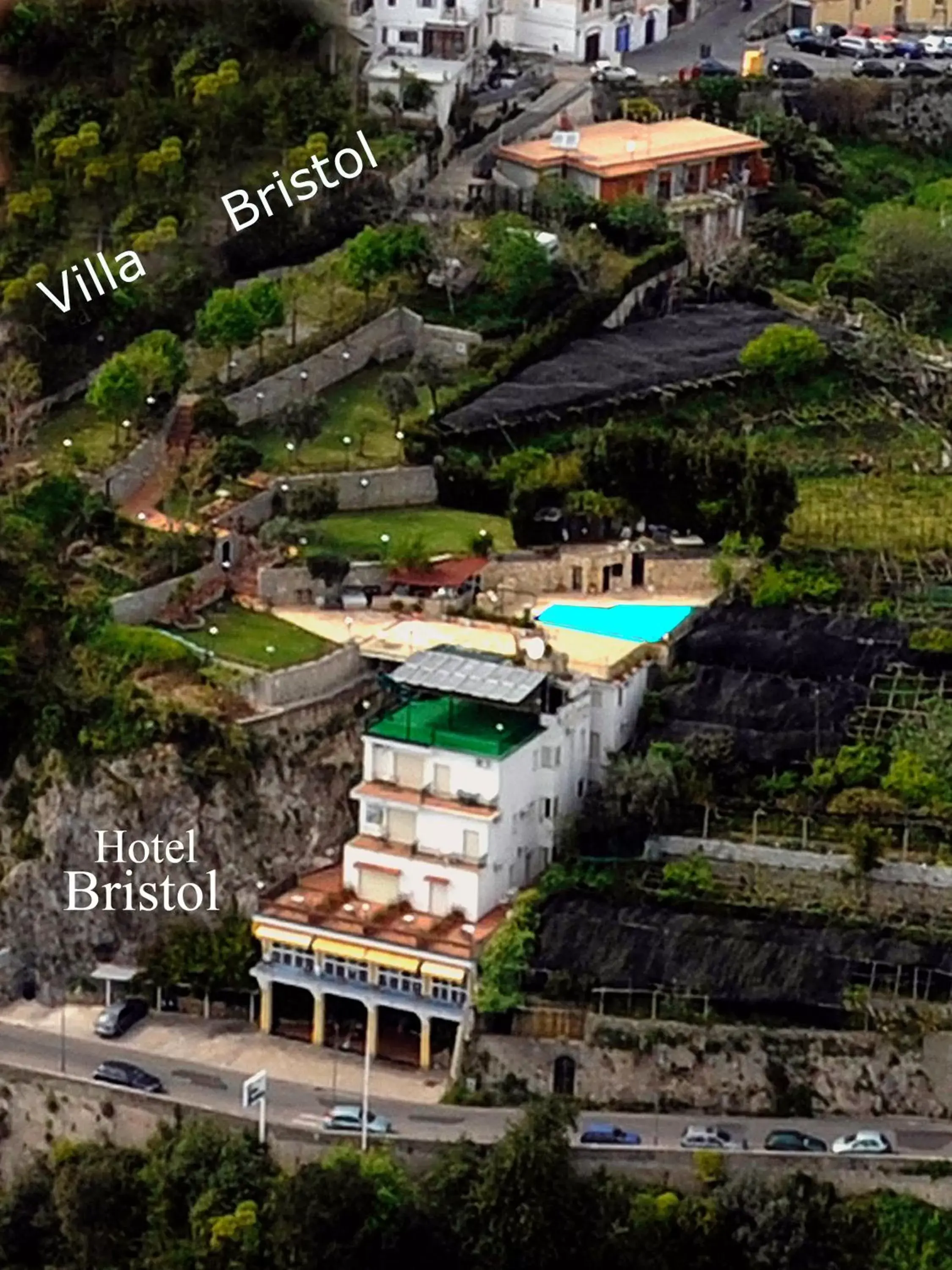 Bird's eye view, Bird's-eye View in Hotel Bristol